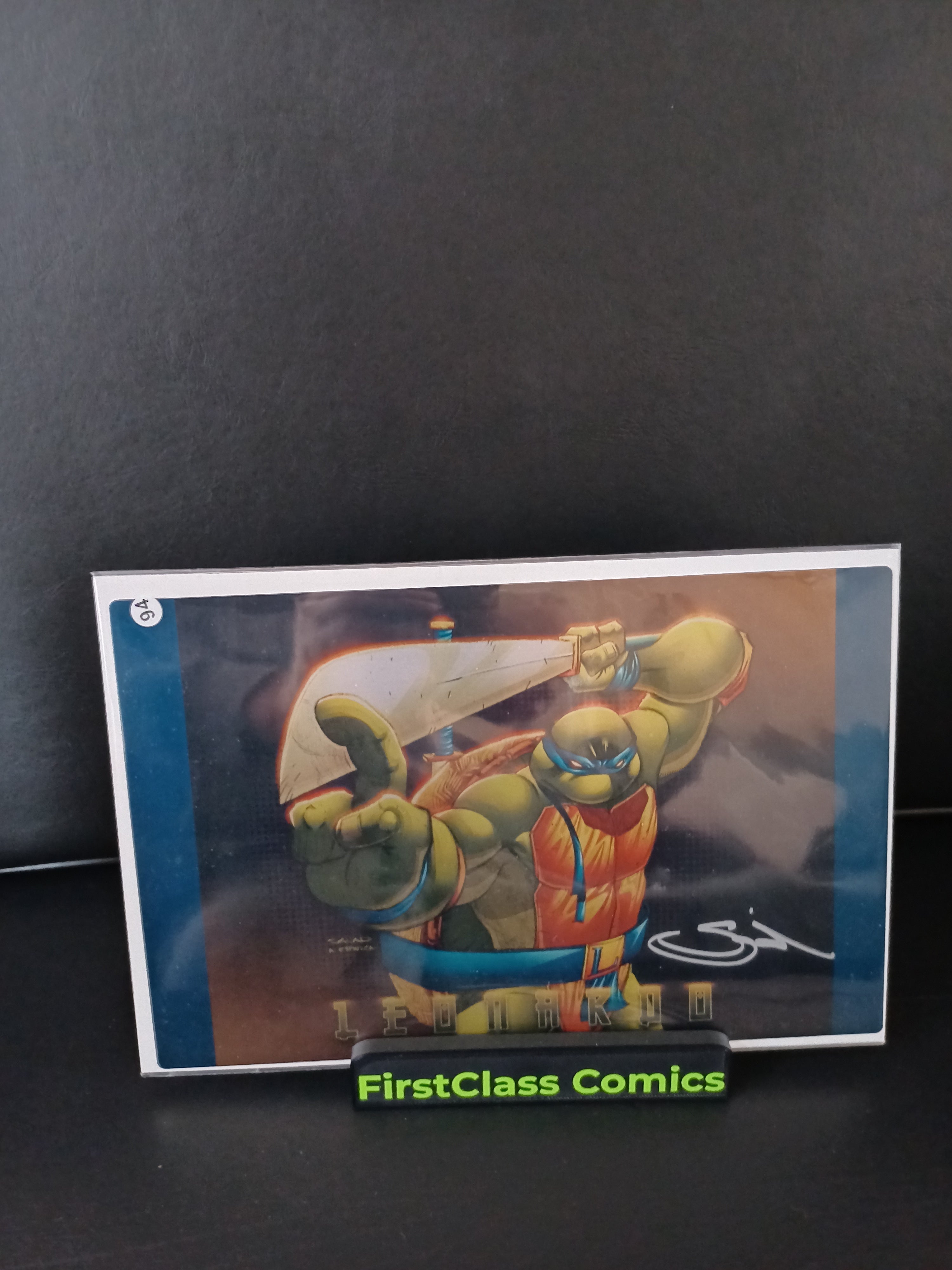 TMNT comic book size  Metal art print signed by Sajad Shah with COA