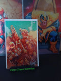 TMNT comic book size  Metal art print signed by Eddie Nunez with COA