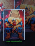 THANOS comic book size  Metal  print signed by Eddie Nunez  COA