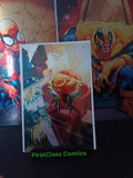 TMNT RAPHAEL comic book size  Metal art print signed by Eddie Nunez with COA