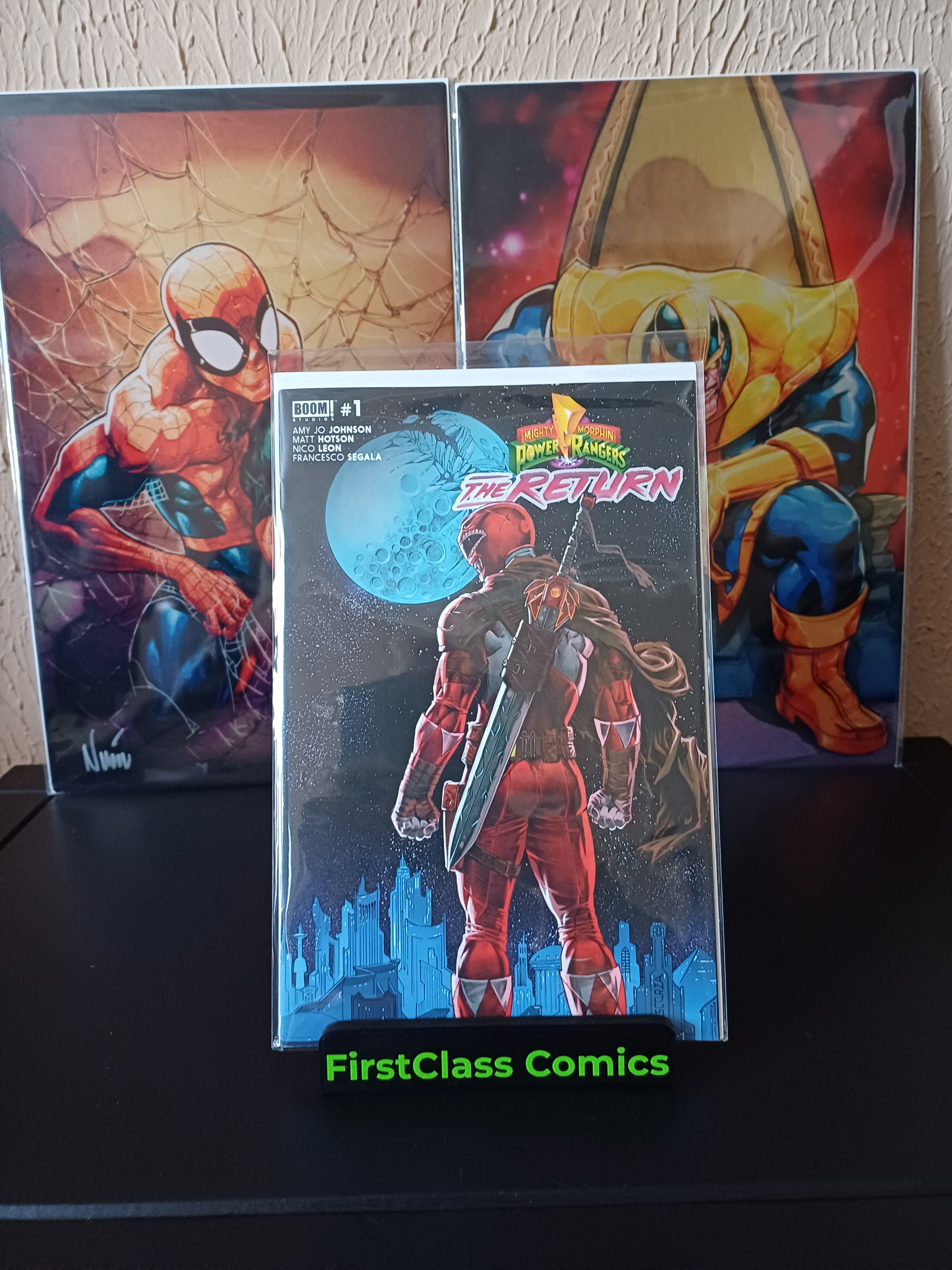 MMPR The Return #1 Blue Moon Megacon exclusive Trade  Escorza Brother