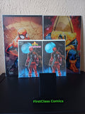 Mighty Morphin Power Rangers: The Return #1 Blue Moon Megacon Trade + Virgin Set