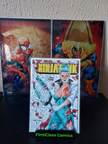 Ninja Funk #3 Virgin Battle Damage Kirkham Alex Riegel Signed With COA