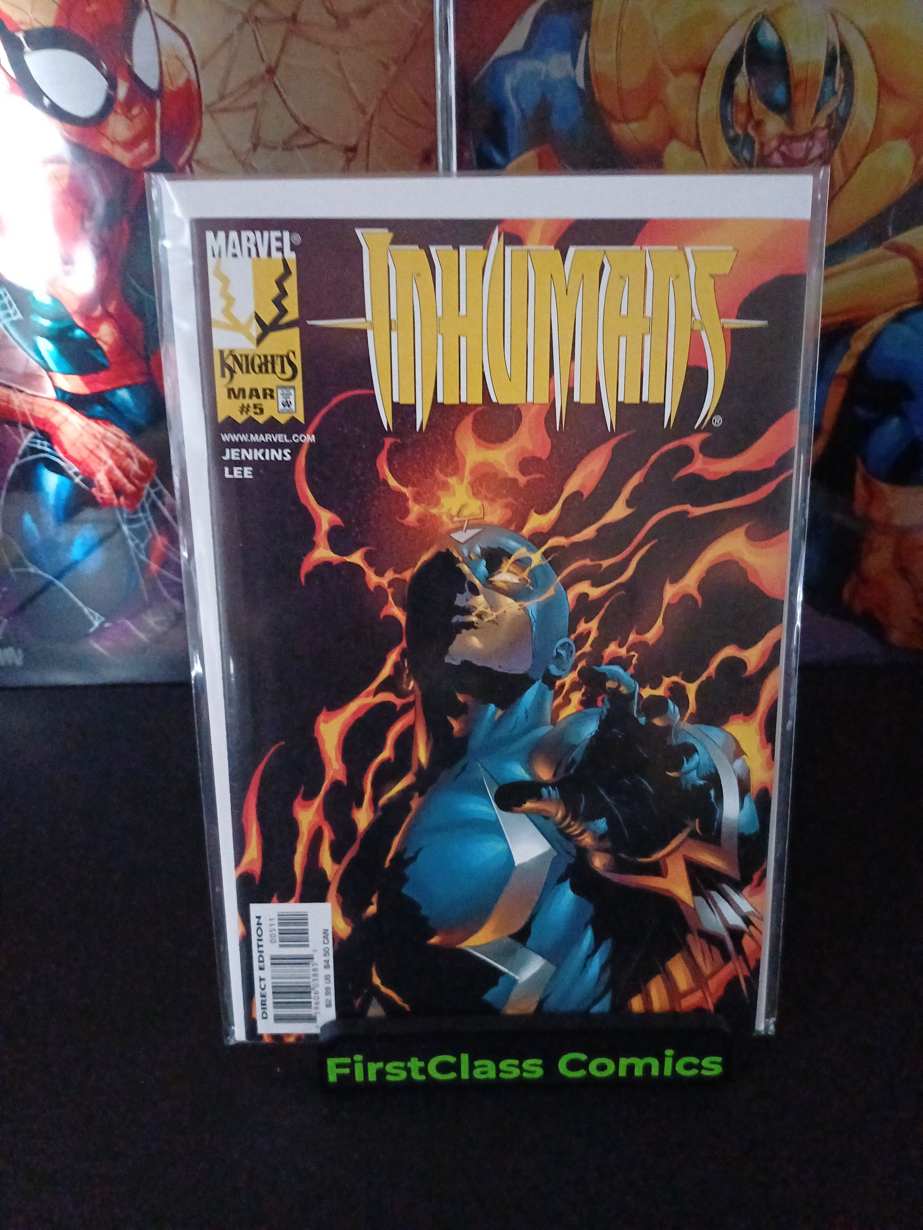 INHUMANS #5 1999 1st Appearance of Yelena Belova as Black Widow