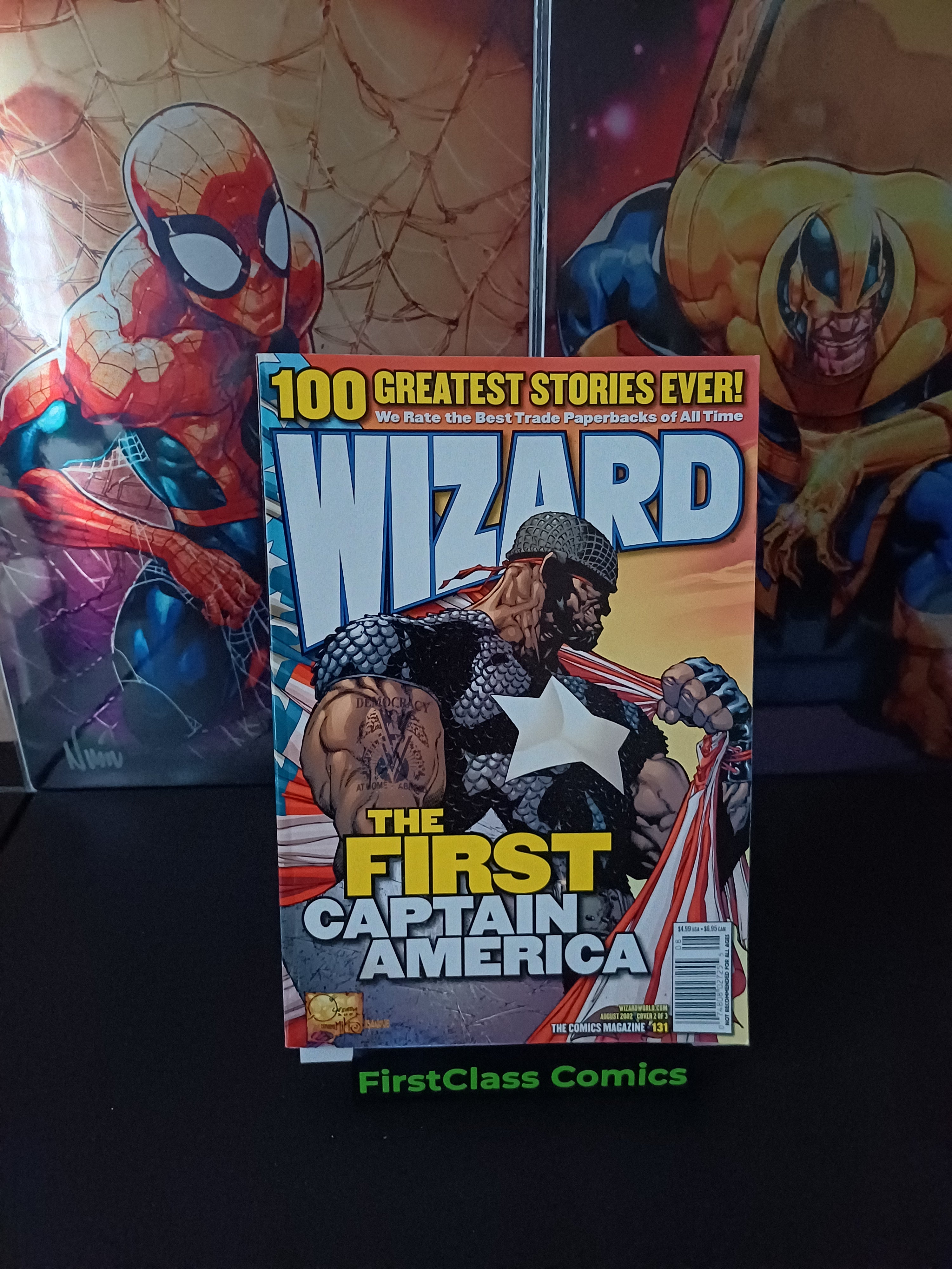 Wizard The Comics Magazine #131 2002 Isaiah Bradley First Captain America