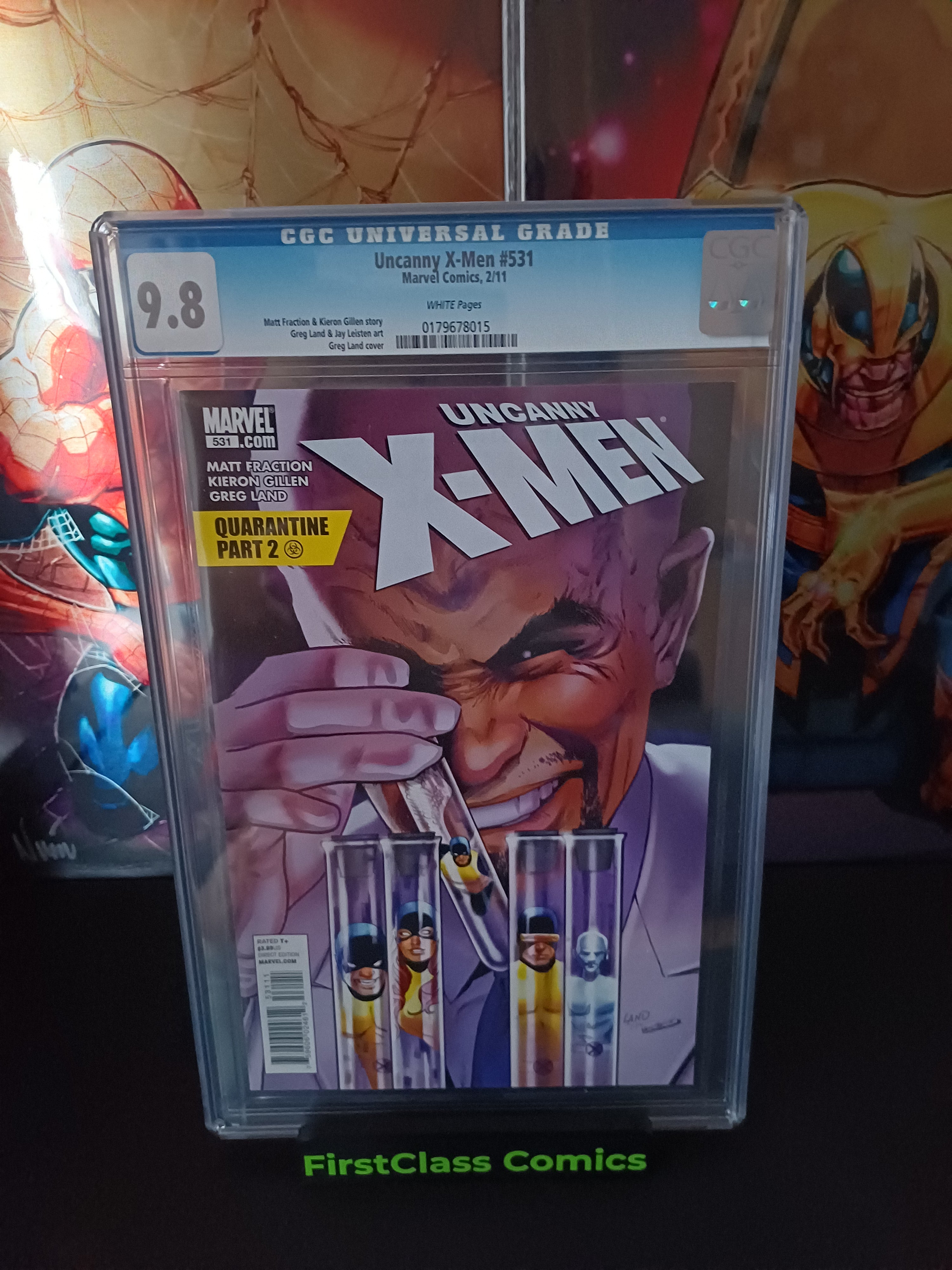 Uncanny X-Men #531 First Print Matt Fraction Greg Land 2/11 9.8 CGC
