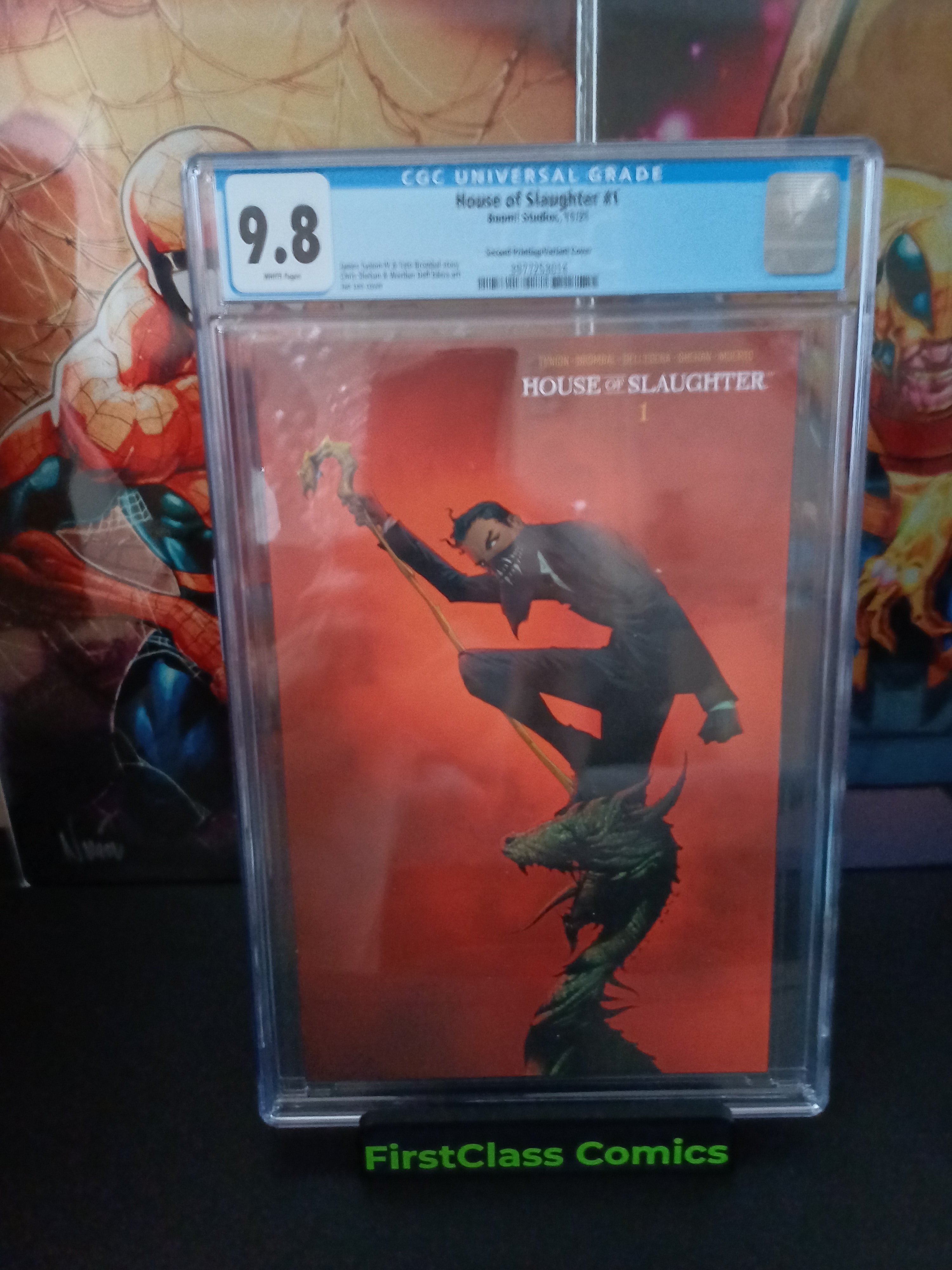 House of Slaughter #1 Second Printing Jae Lee 1:10 Retailer Variant CGC 9.8