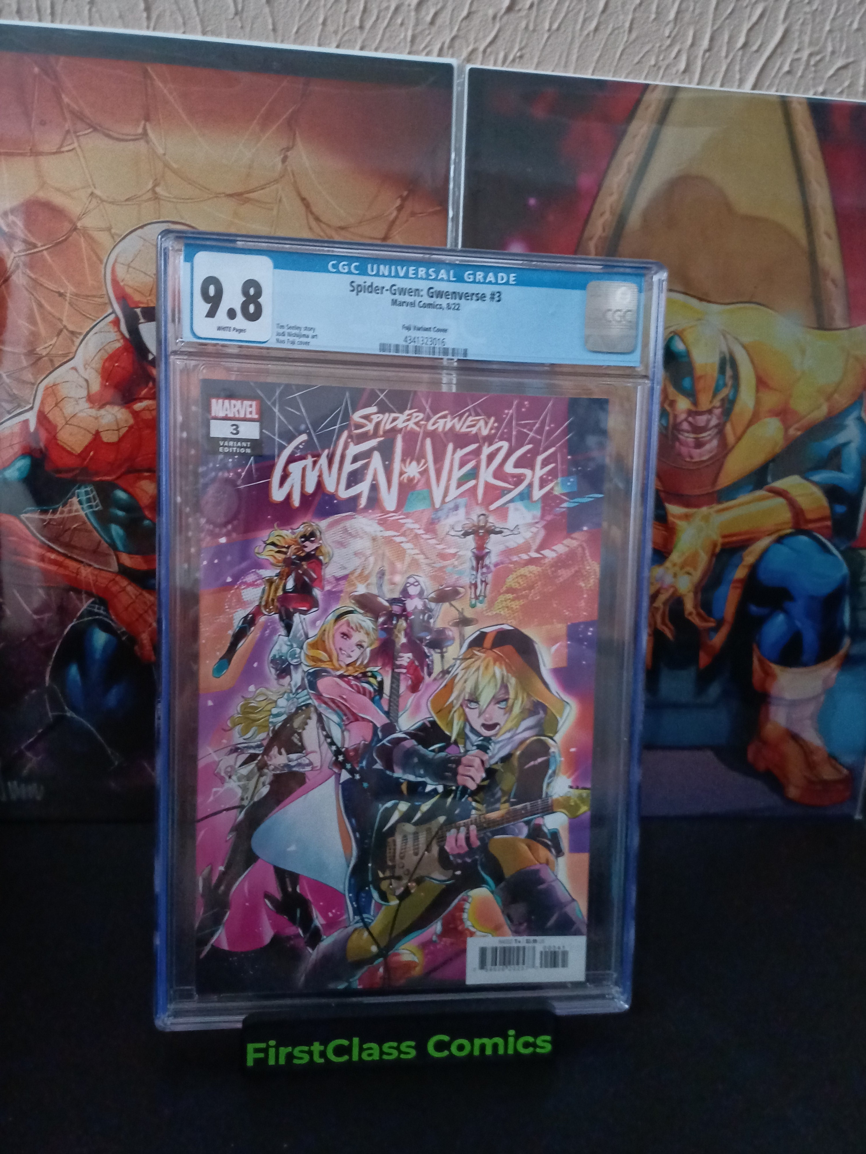 CGC 9.8 Spider-Gwen Gwenverse #3 Variant Cover White Pages Spider-Man 2022