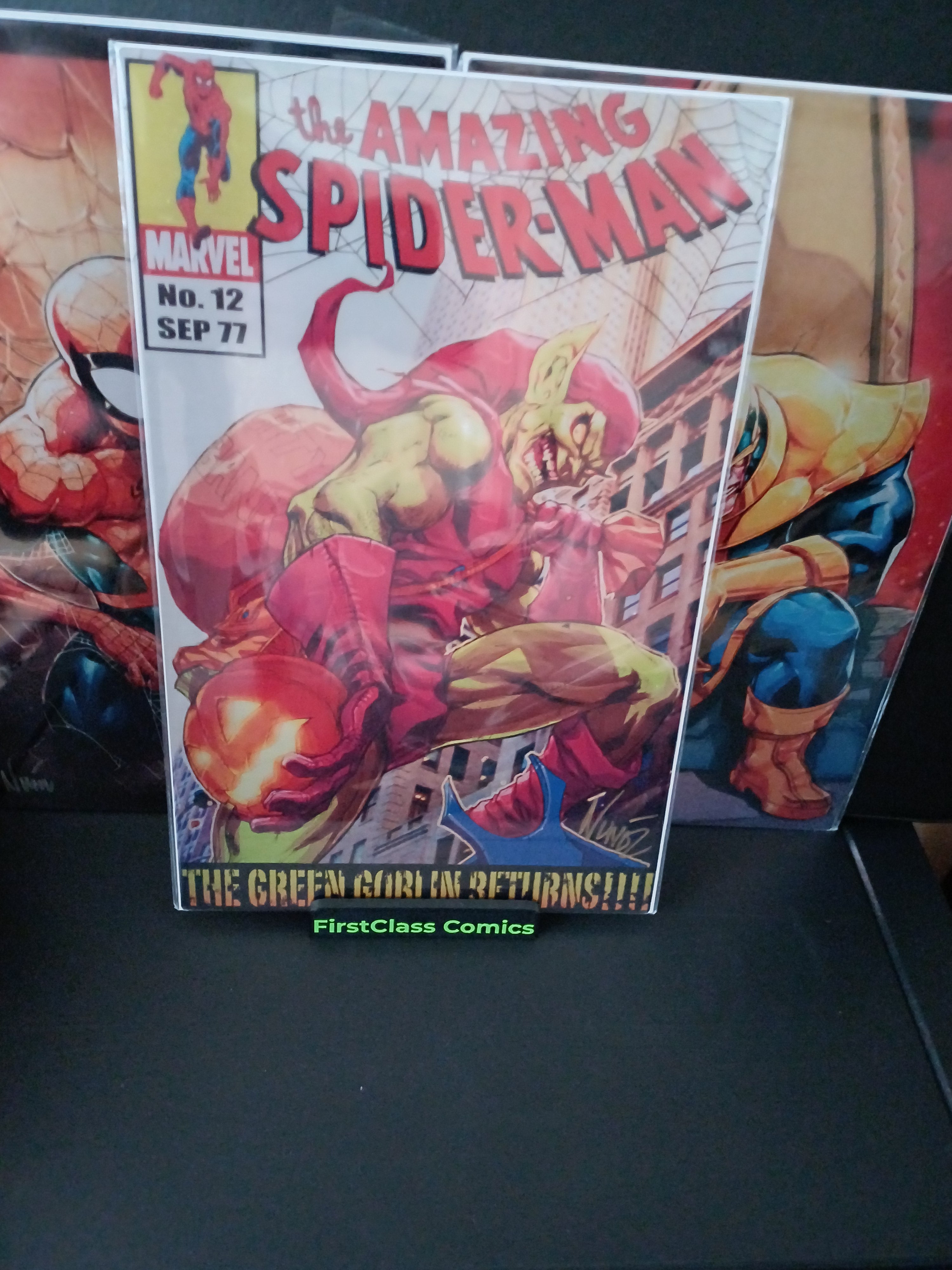 ASM #12 Green Goblin 11x17 METAL Art Print Signed by Eddie Nunez w/COA