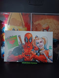 DEADPOOL & HARLEY 11x17 Art Print Signed by RODNEY RAMOS with COA