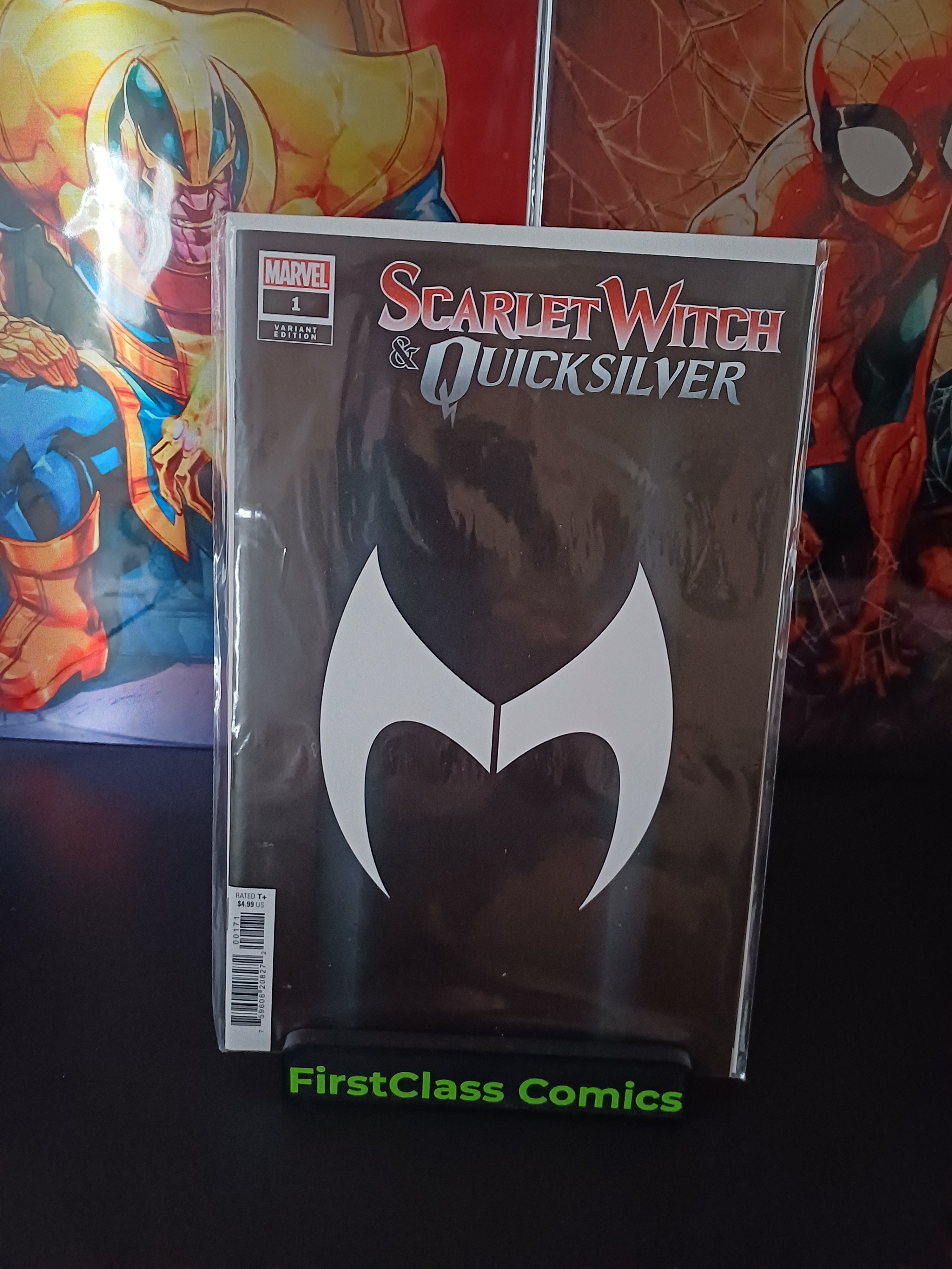 Scarlet Witch & Quicksilver #1 LOGO variant