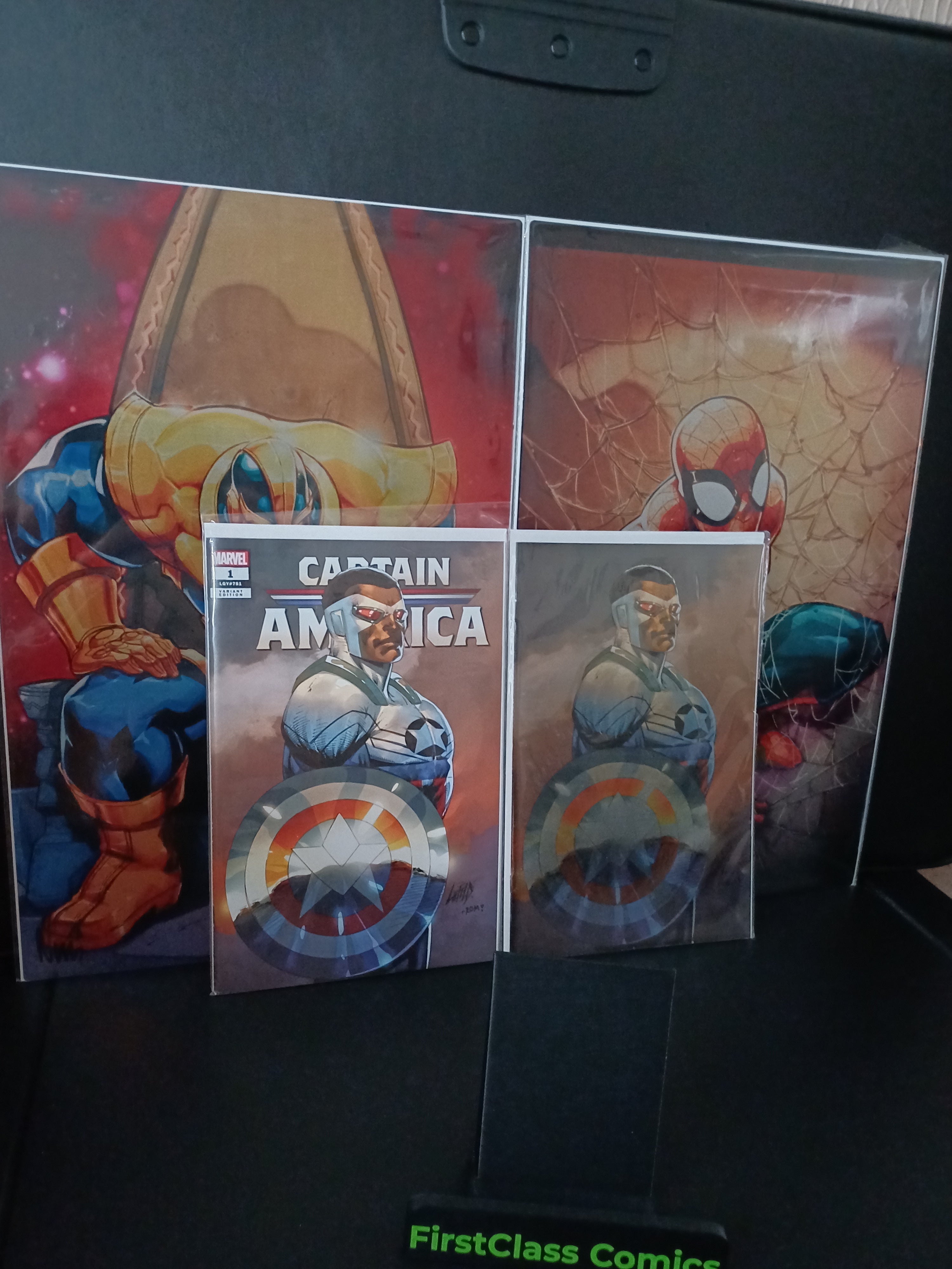 CAPTAIN AMERICA #1 ROB LIEFELD WHATNOT EXCLUSIVE NYCC TRADE & Foil VARIANT 2023