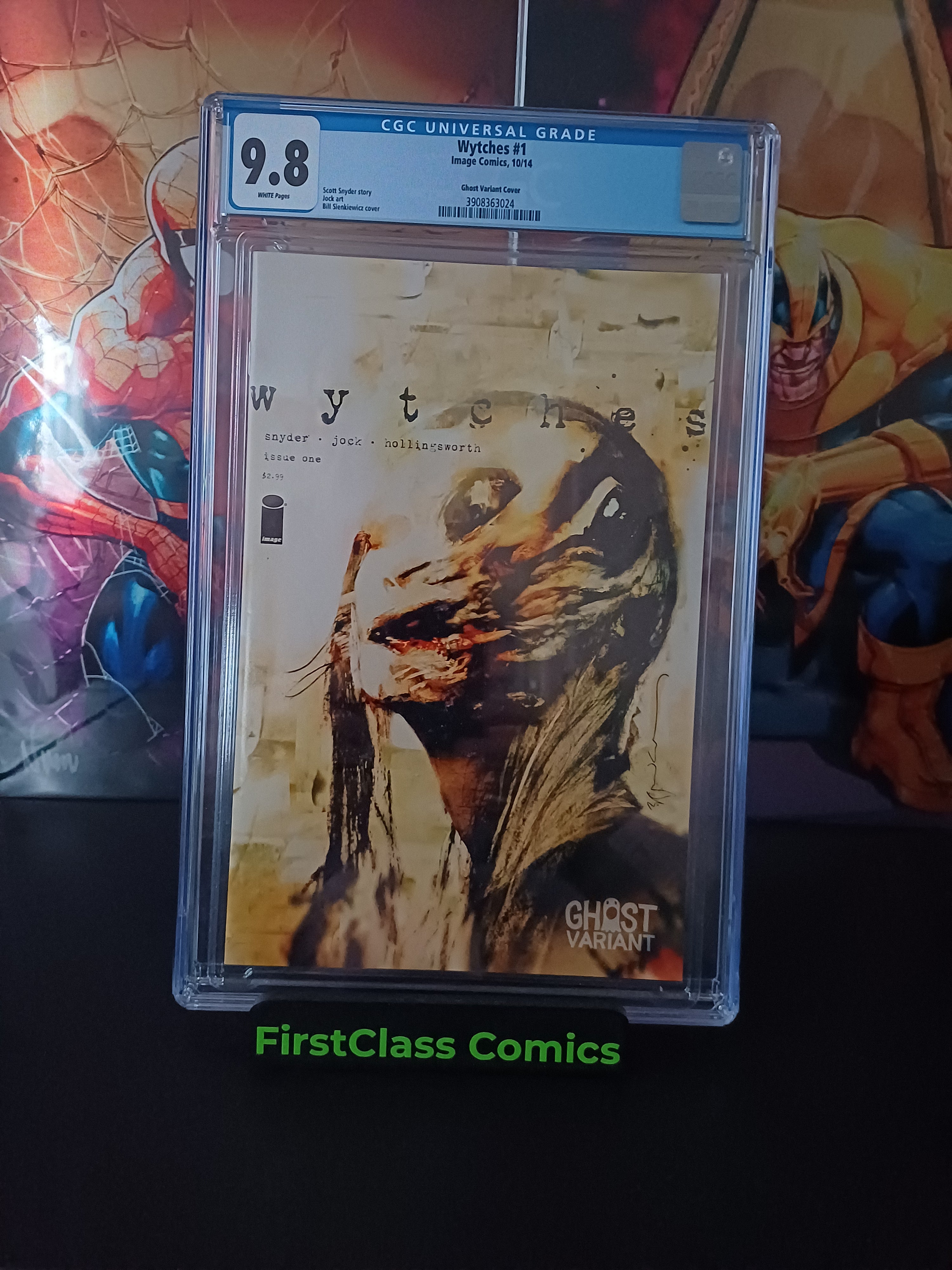Wytches #1   CGC 9.8   NM / MT  -  Jock  Ghost Variant Cover