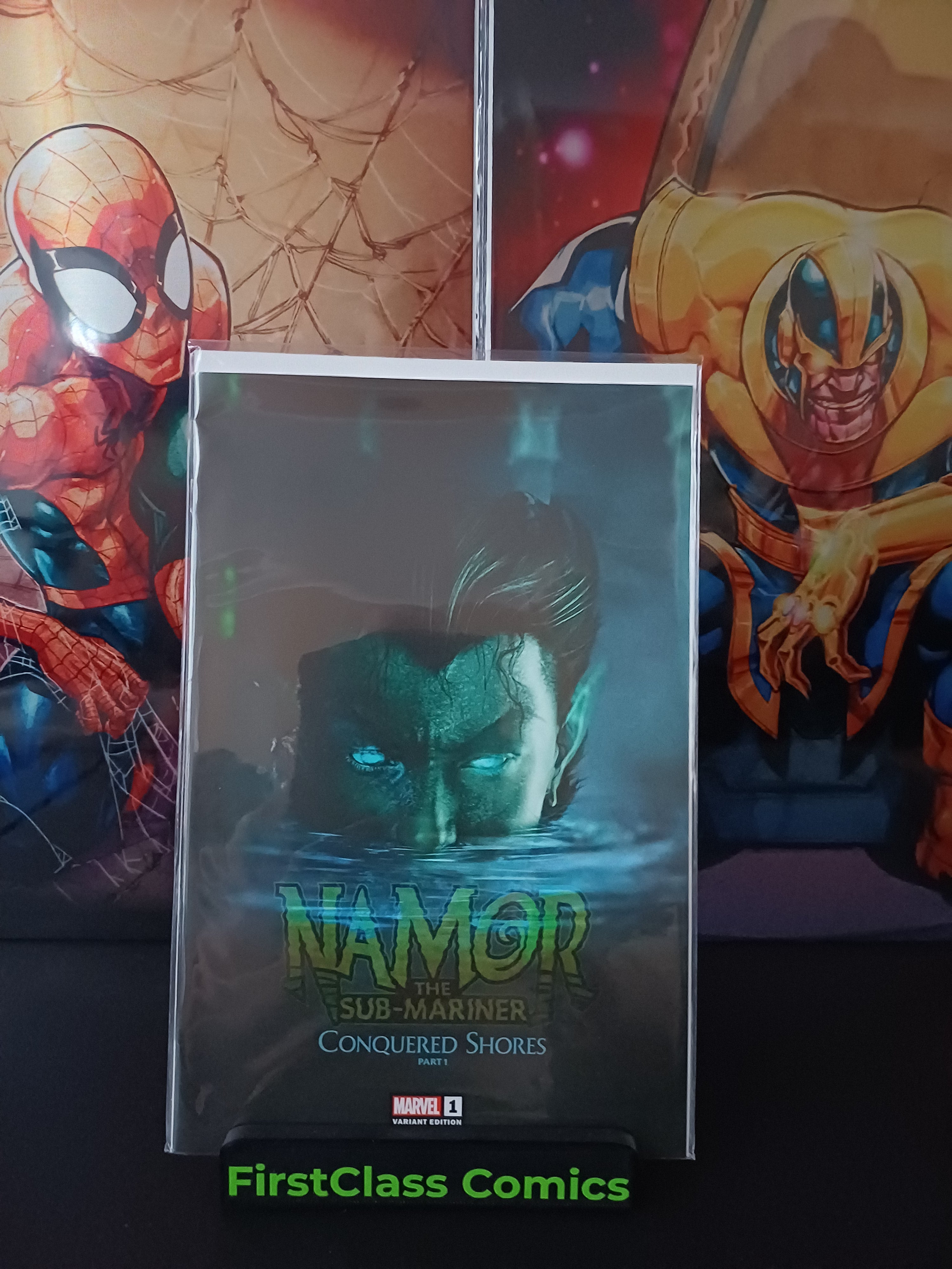 Namor The Sub-Mariner #1 Conquered Shores  Boss Logic Trade Cover