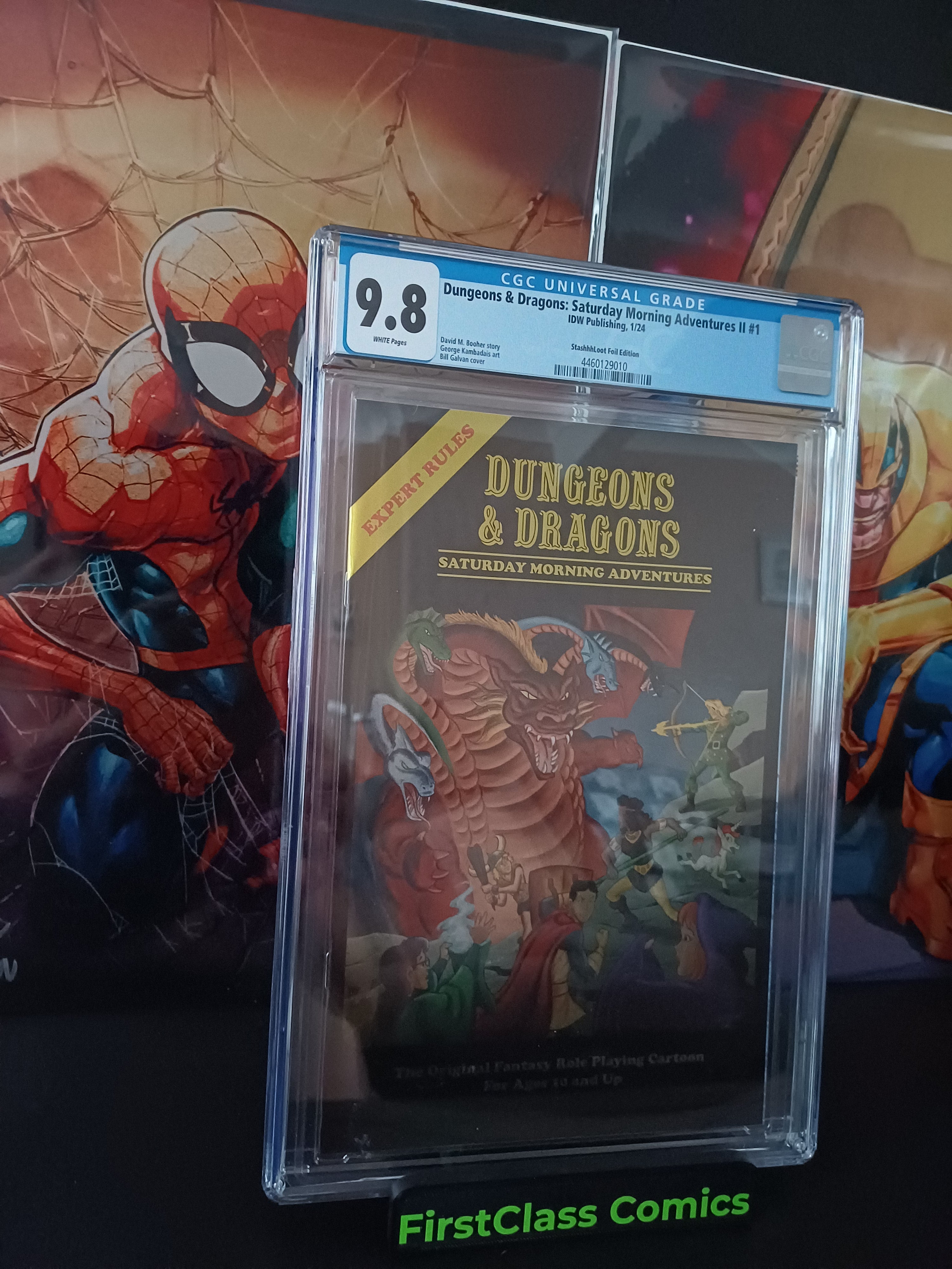 Dungeons & Dragons Saturday Morning Adventures ll #1 Foil Expert Rules 9.8 CGC
