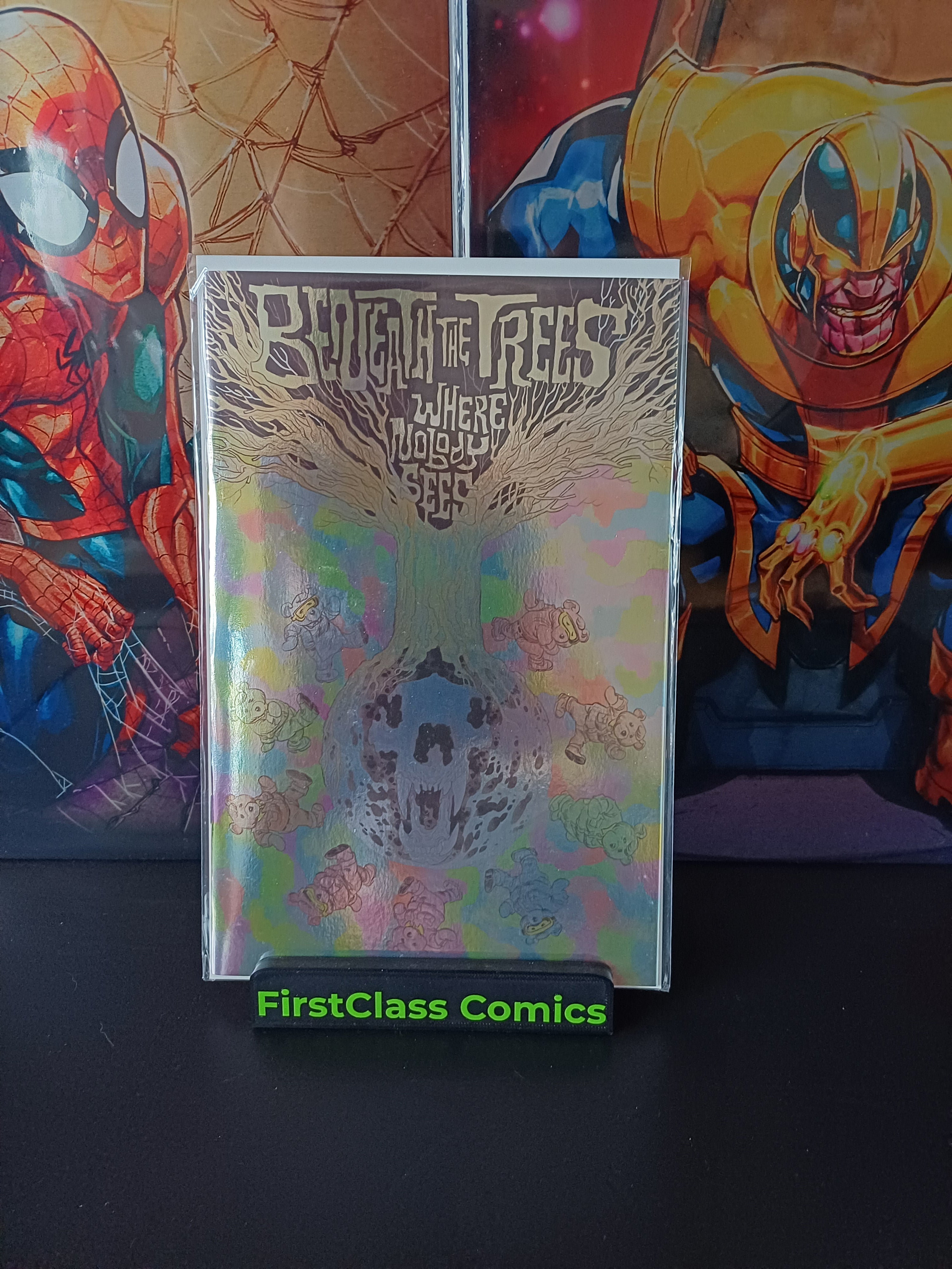 BENEATH THE TREES WHERE NOBODY SEES #1 FOIL Alex Riegel WHATNOT CON EXCLUS RARE