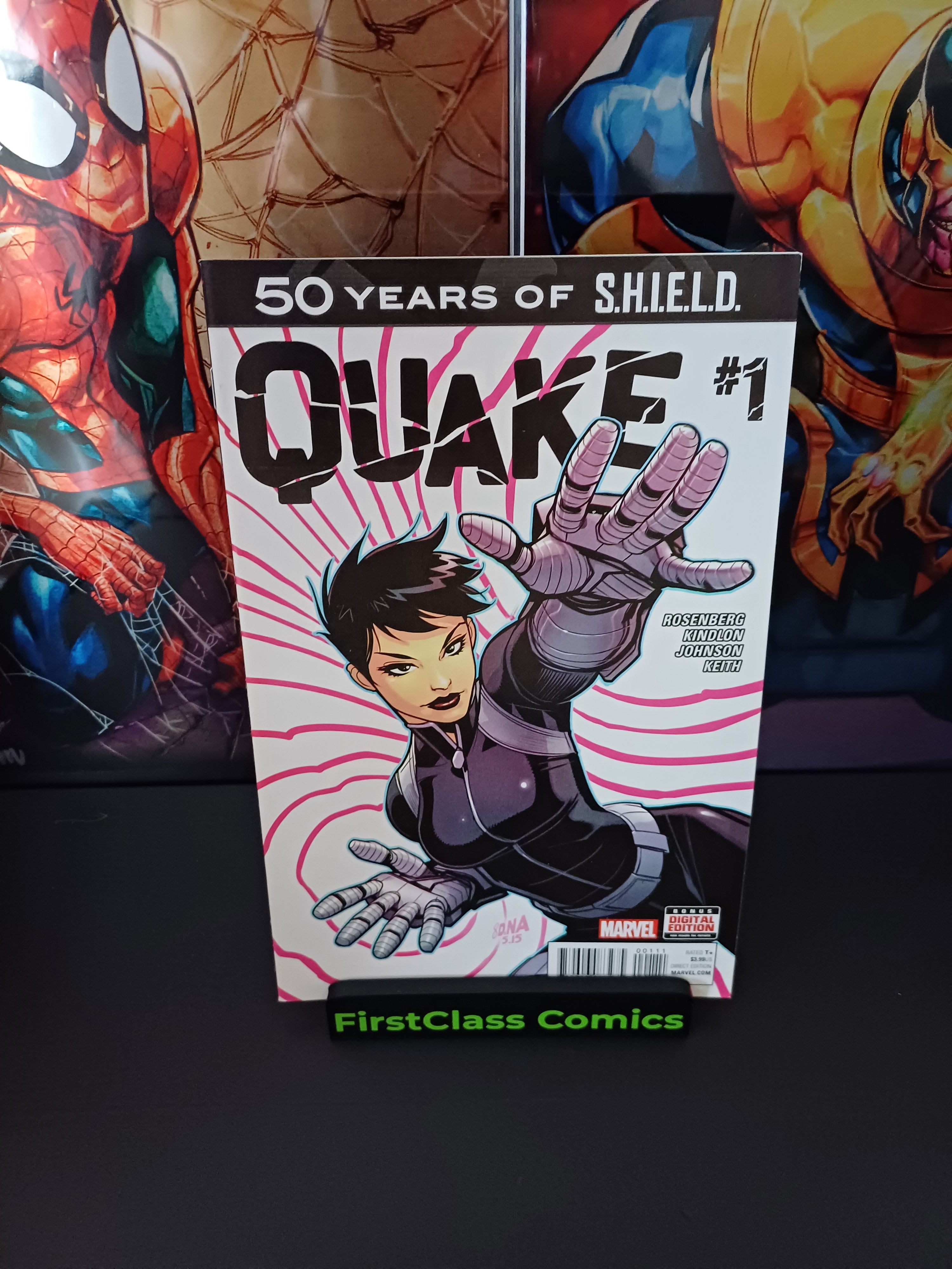 S.H.I.E.L.D. QUAKE 50TH ANNIVERSARY #1 DAVID NAKAYAMA COVER MARVEL COMICS 2015