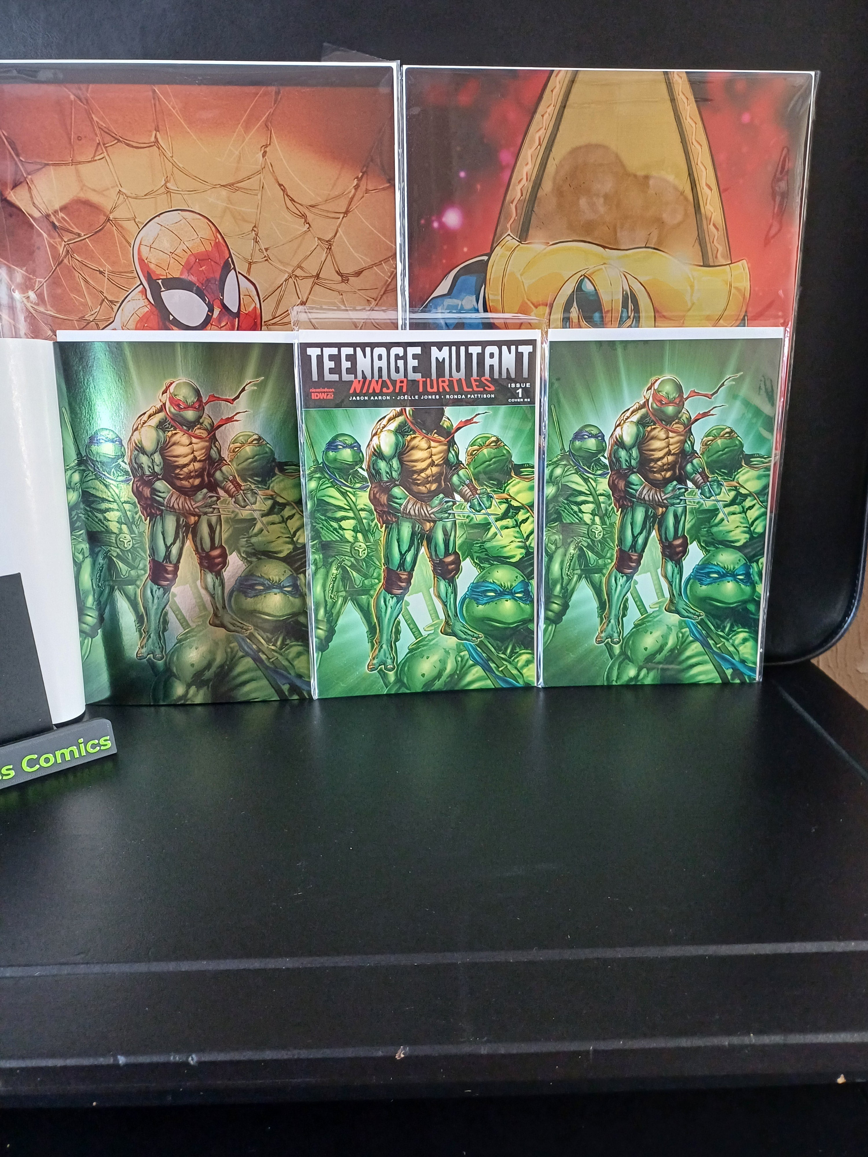 Teenage Mutant Ninja Turtles #1 Ultimate Fallout 4 2024 SDCC T -V- Foil Set