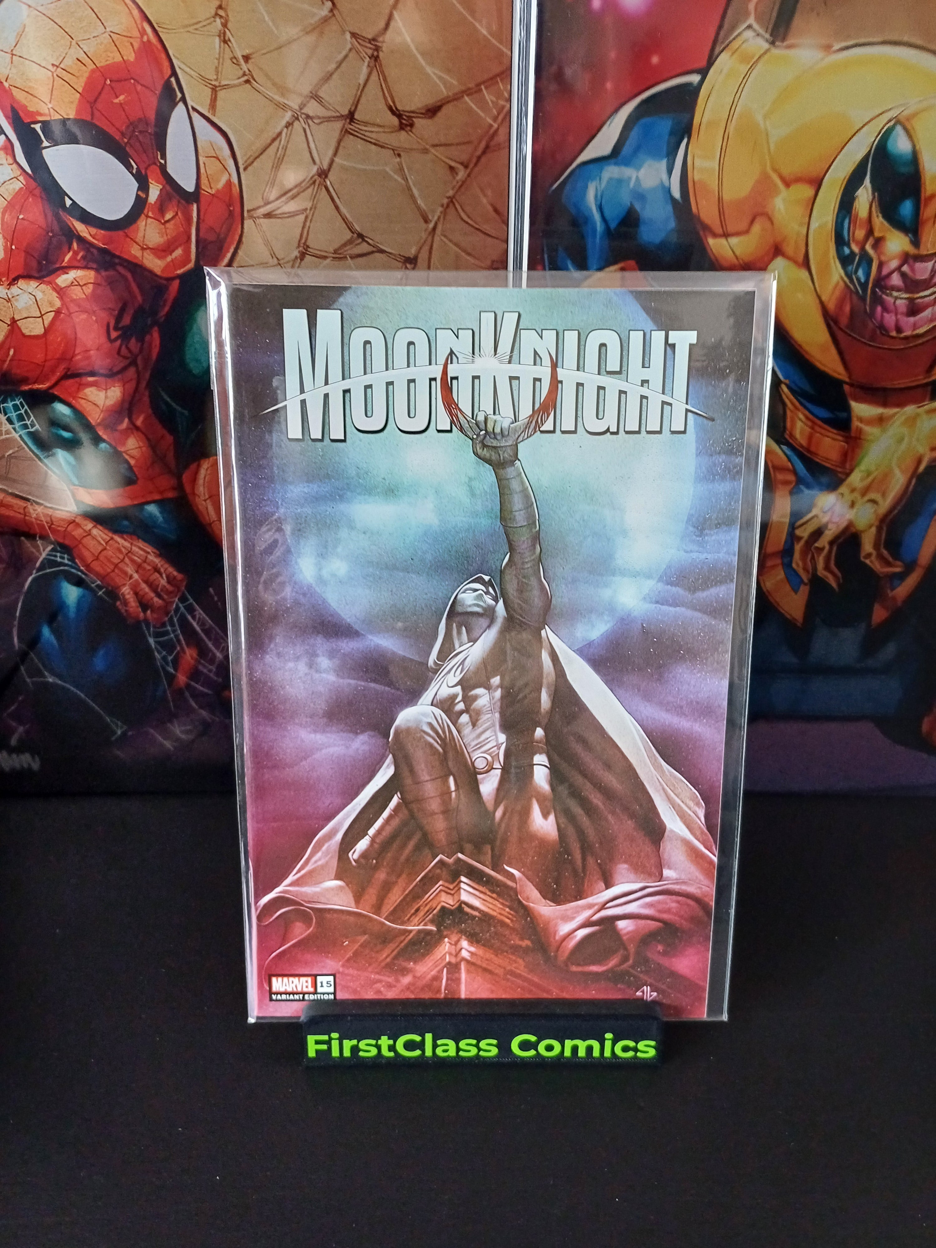 Moon Knight #15 NYCC Adi Granov Variant Le 1000 W/Trading Card TRINITY COMICS