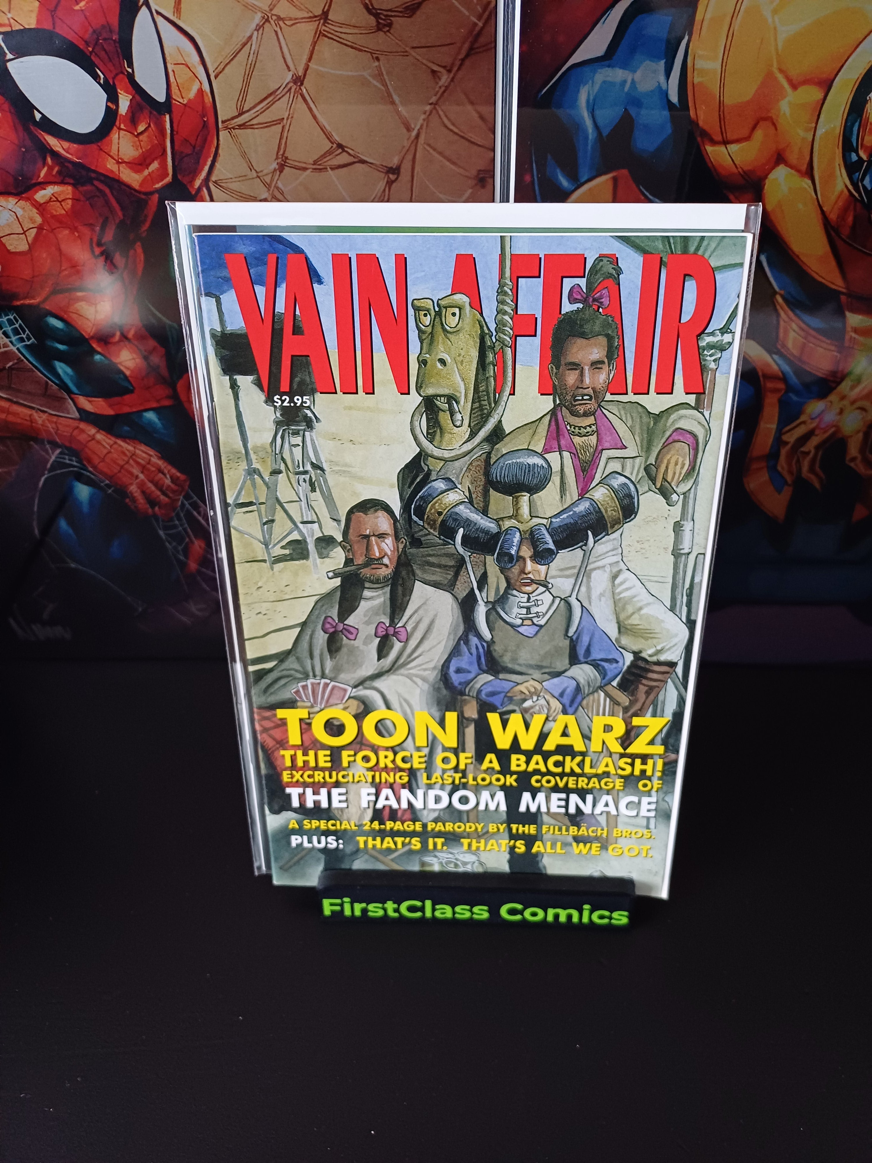 Toon Warz The Fandom Menace #1 1999 Star Wars spoof