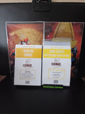 COMIC CONCEPT 100x RESEALABLE COMIC BAGS & BACKING BOARDS SILVER SIZE