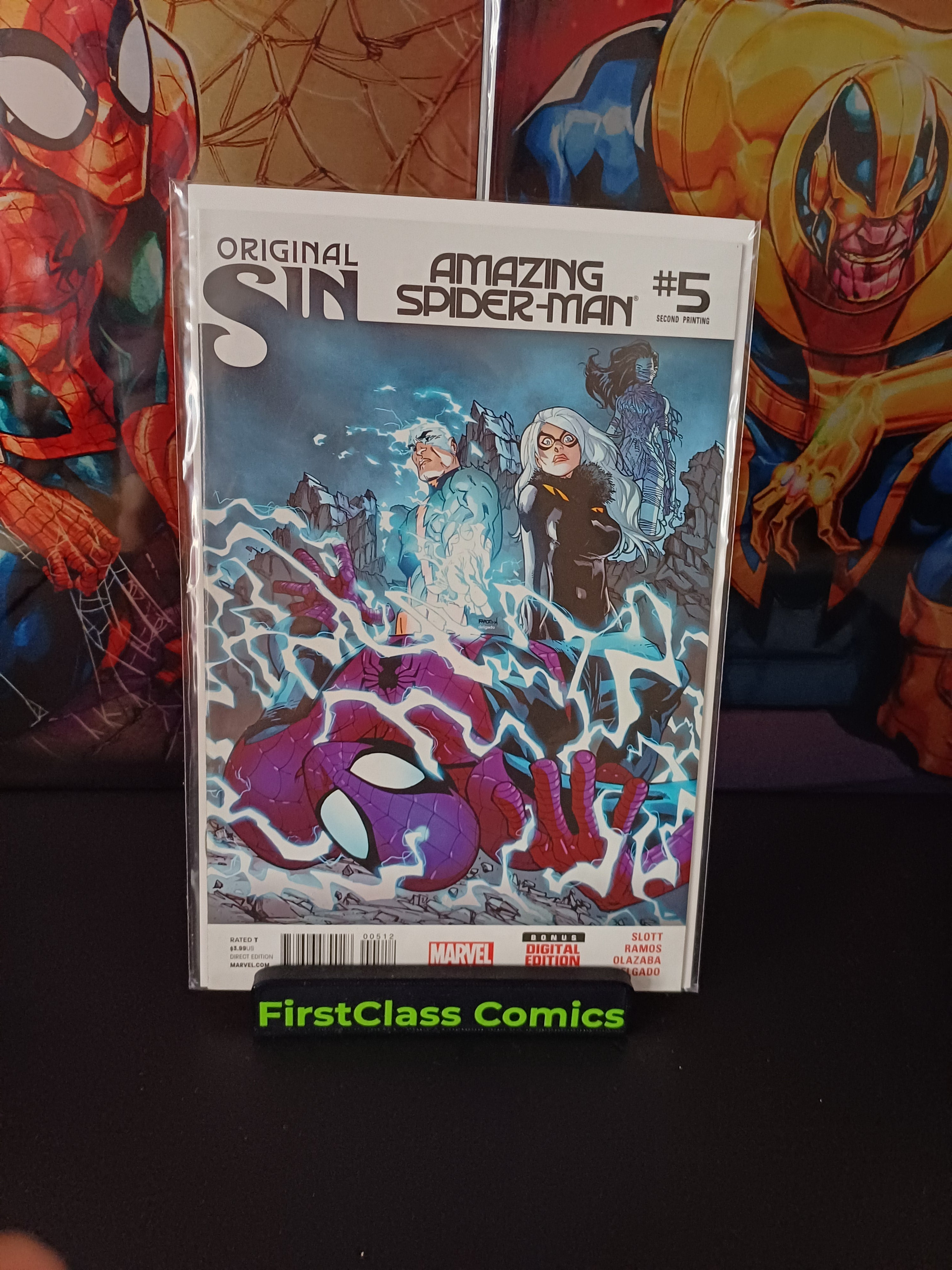 The Amazing Spider-man #5 2014 2nd appearance Of Silk