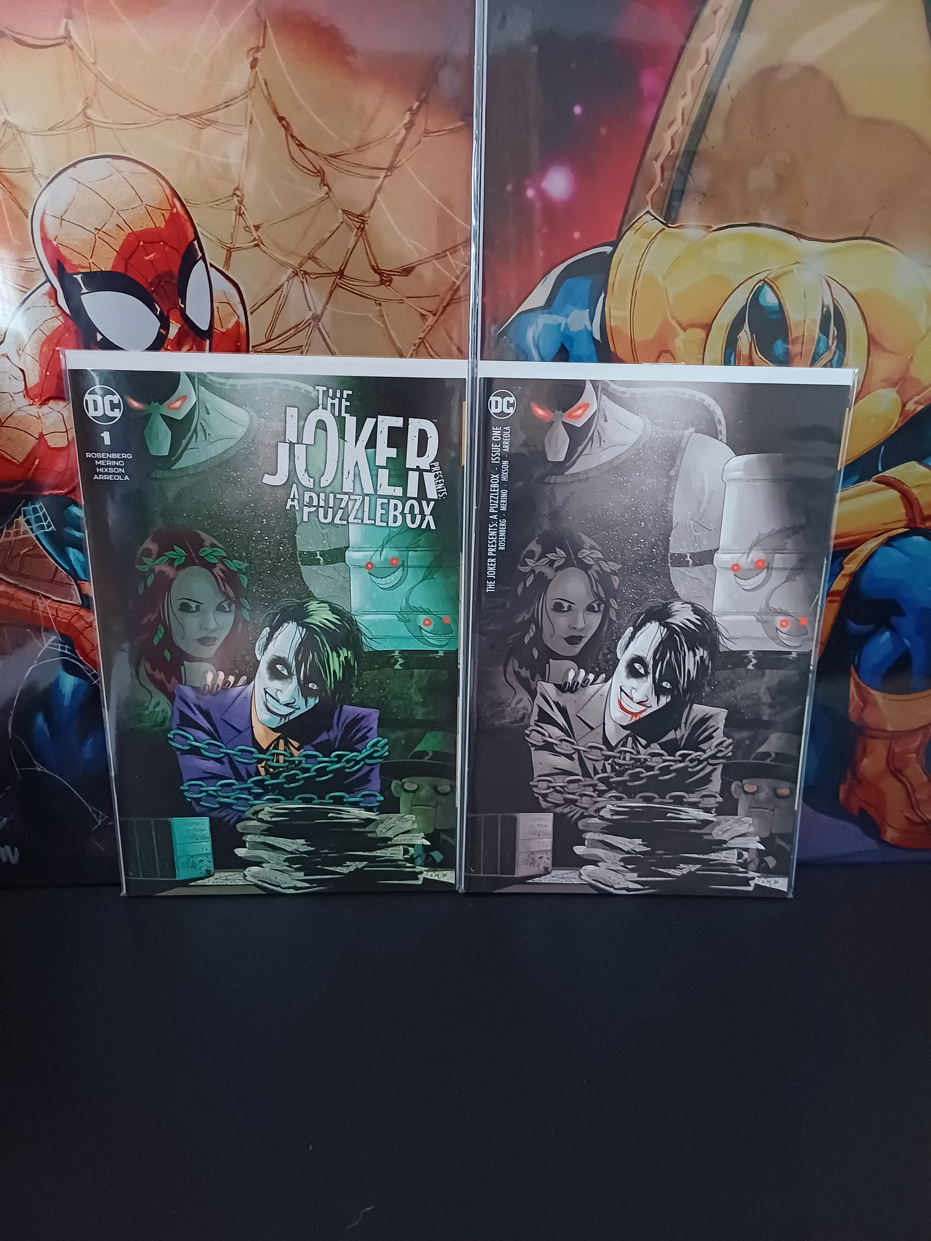 Joker Presents: A Puzzlebox #1 Bird City Hutchison-Cates Trade Dress Variant Set