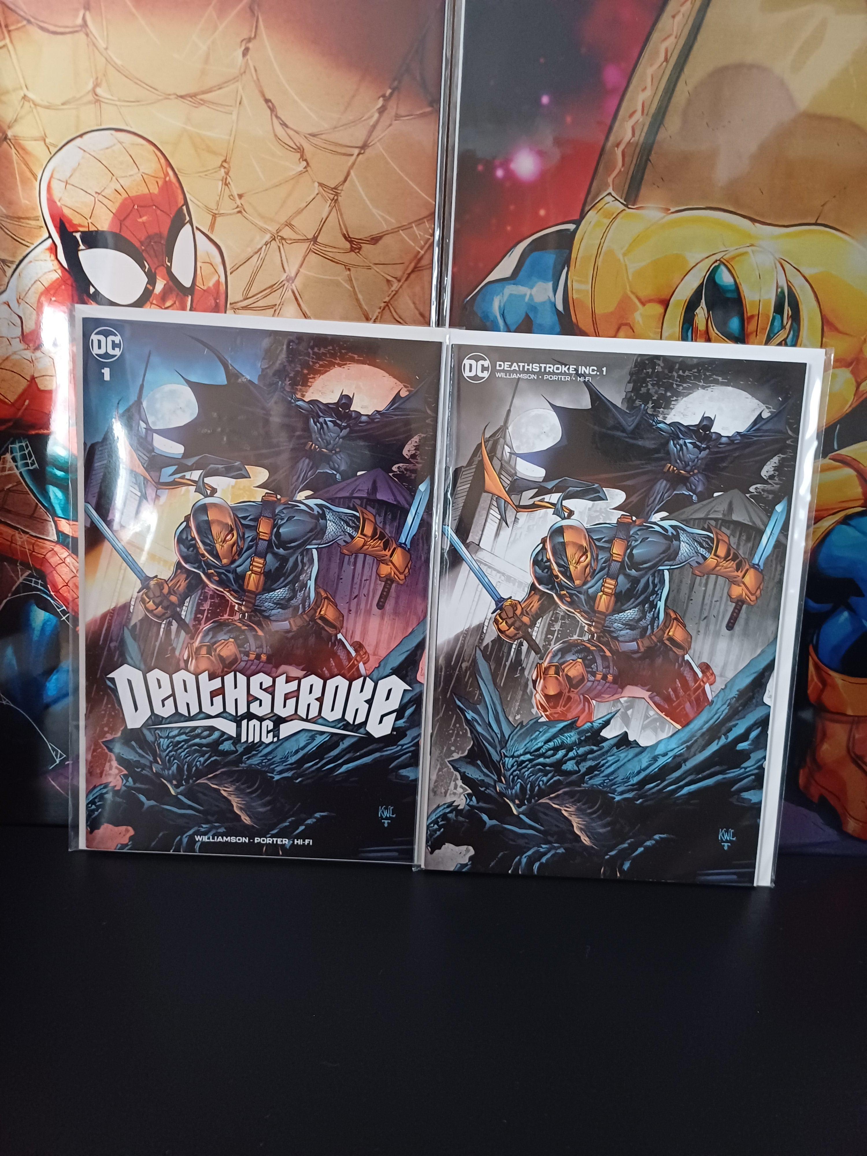 Deathstroke Inc #1 Ken Lashley Variants SET OF 2
