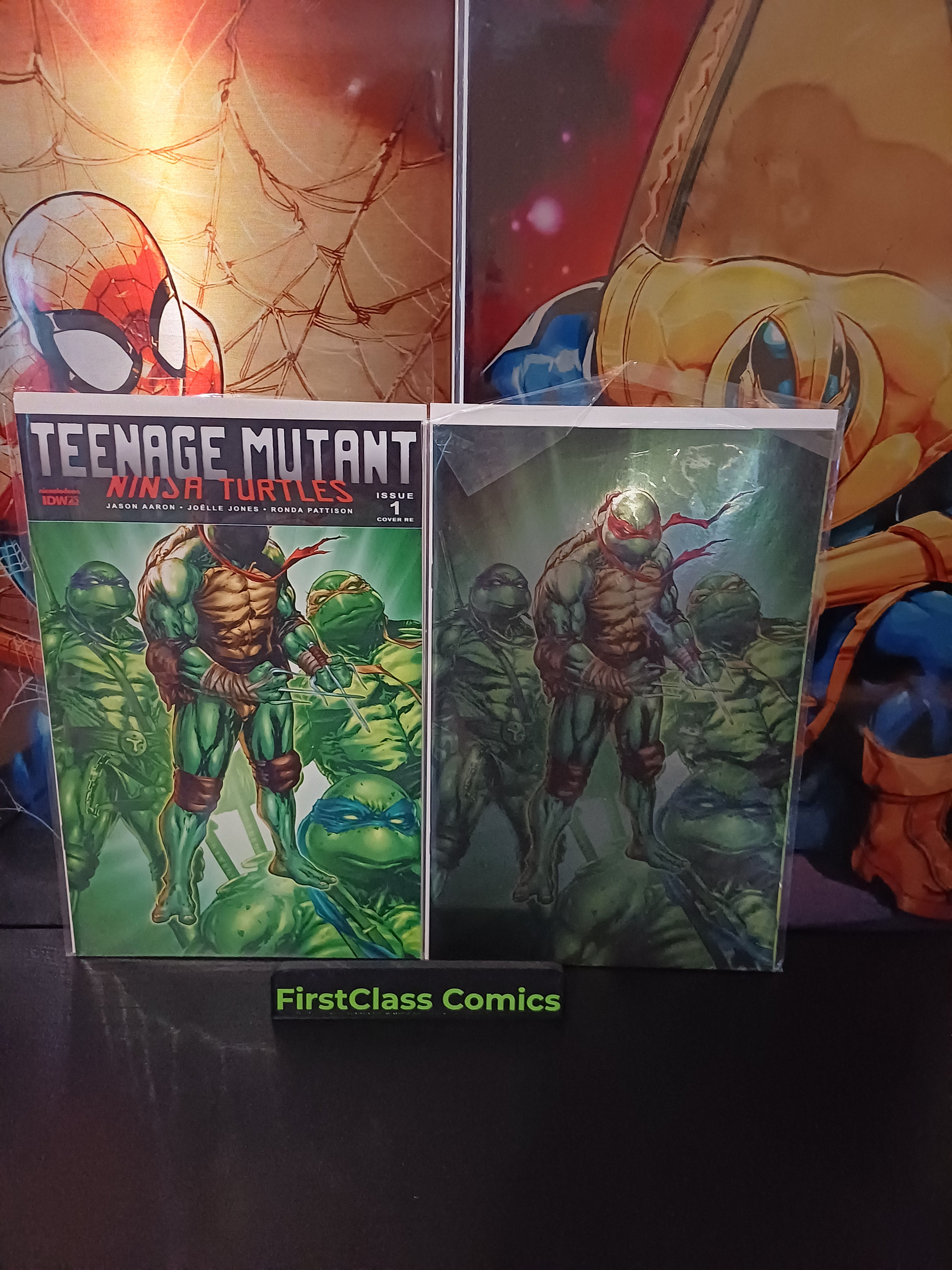 Teenage Mutant Ninja Turtles #1 Ultimate Fallout 4 2024 SDCC Tr  & Foil Set