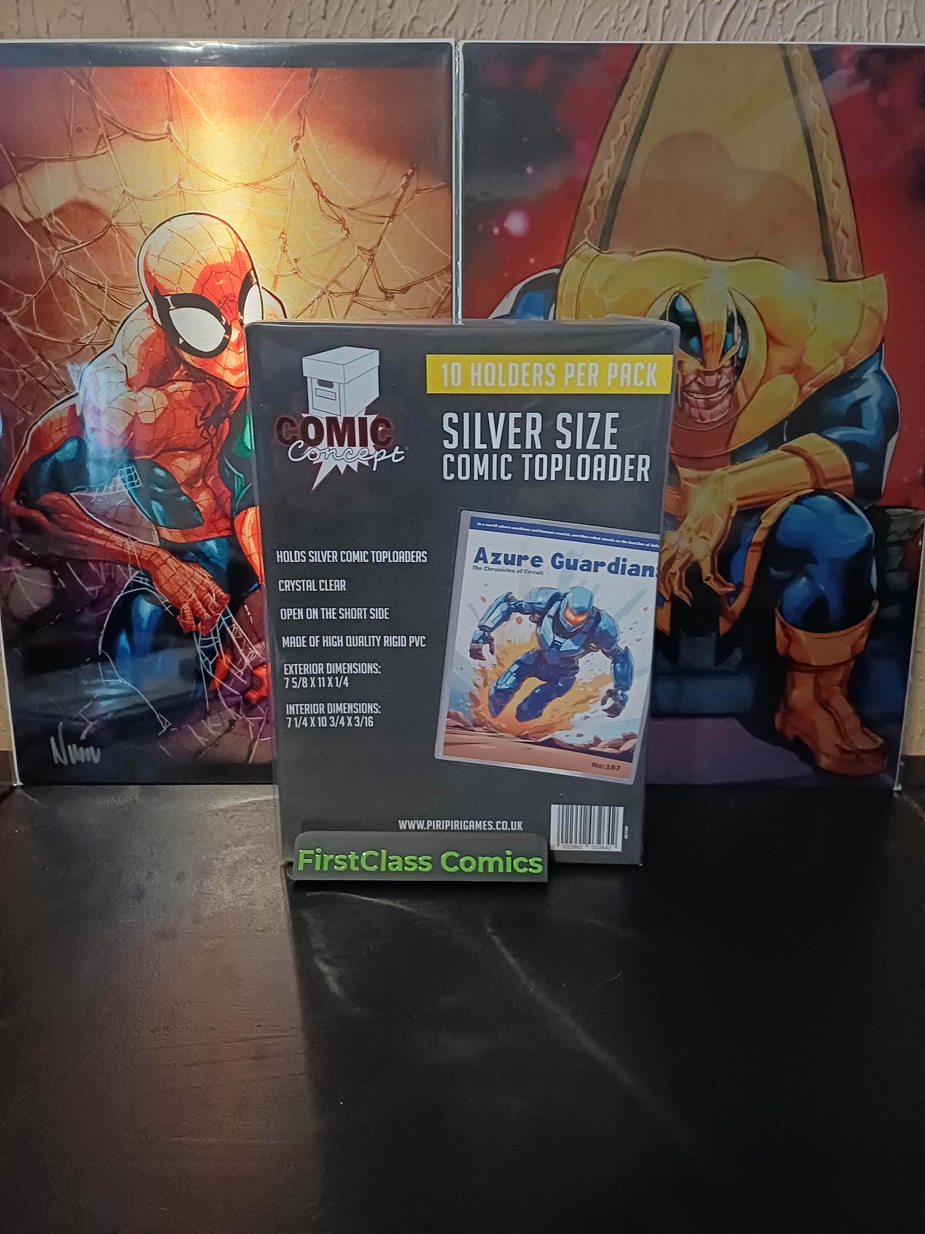 Comic Book Toploaders (Silver Age) Rigid Clear PVC PKT of 10