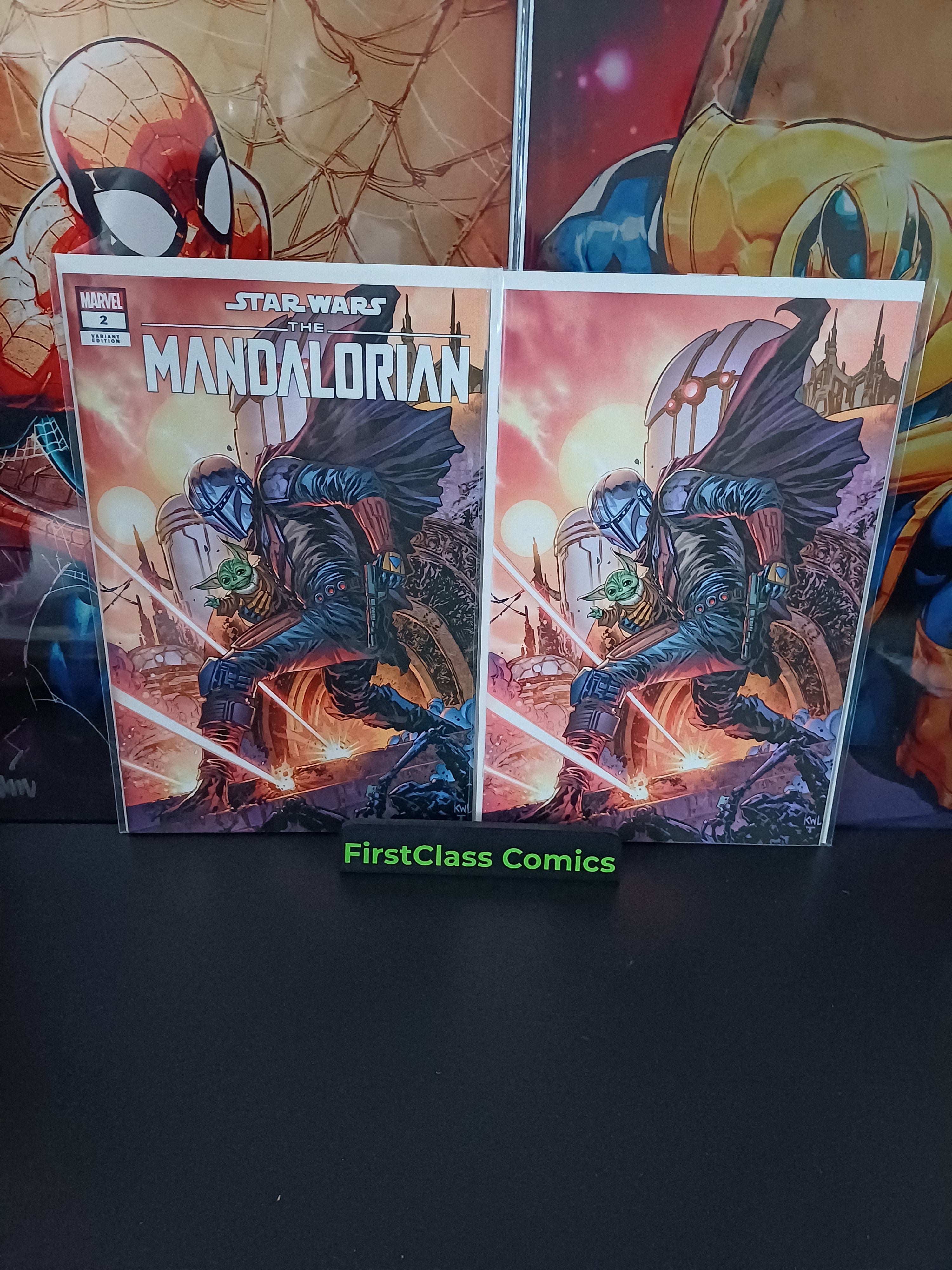 STAR WARS The Mandalorian #2 VIRGIN VARIANT SET KEN LASHLEY