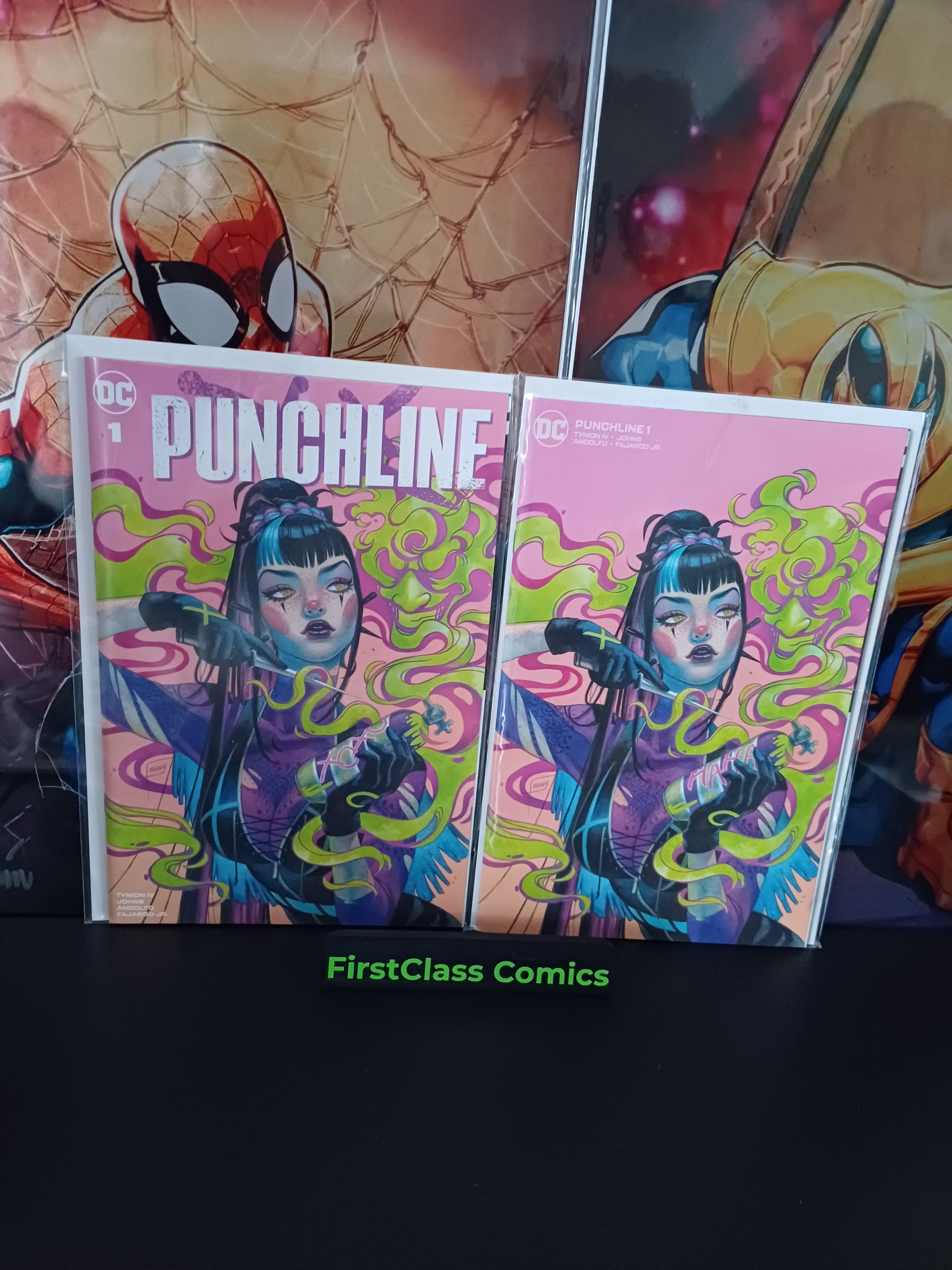 PUNCHLINE #1 JUSTINE FRANY TRADE & MIN TRADE VARIANT SET