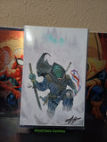TMNT The Last Ronin Lost Years 11x 17 Art Print Signed by Aaron Bartling w/ COA