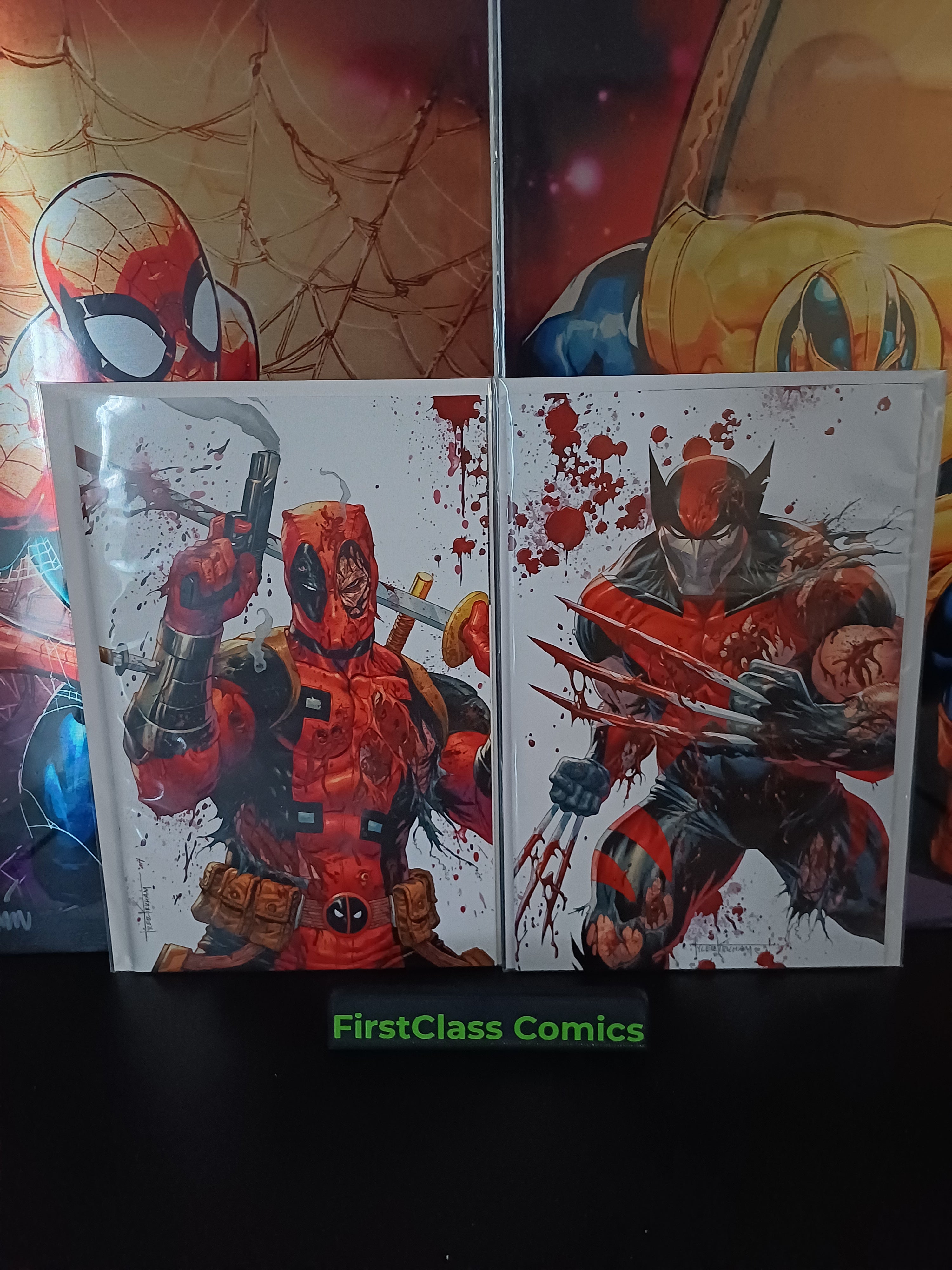 Deadpool Wolverine #1 Ultimate Wolverine #1 Virgin Set Megacon 2025 T/ Kirkham