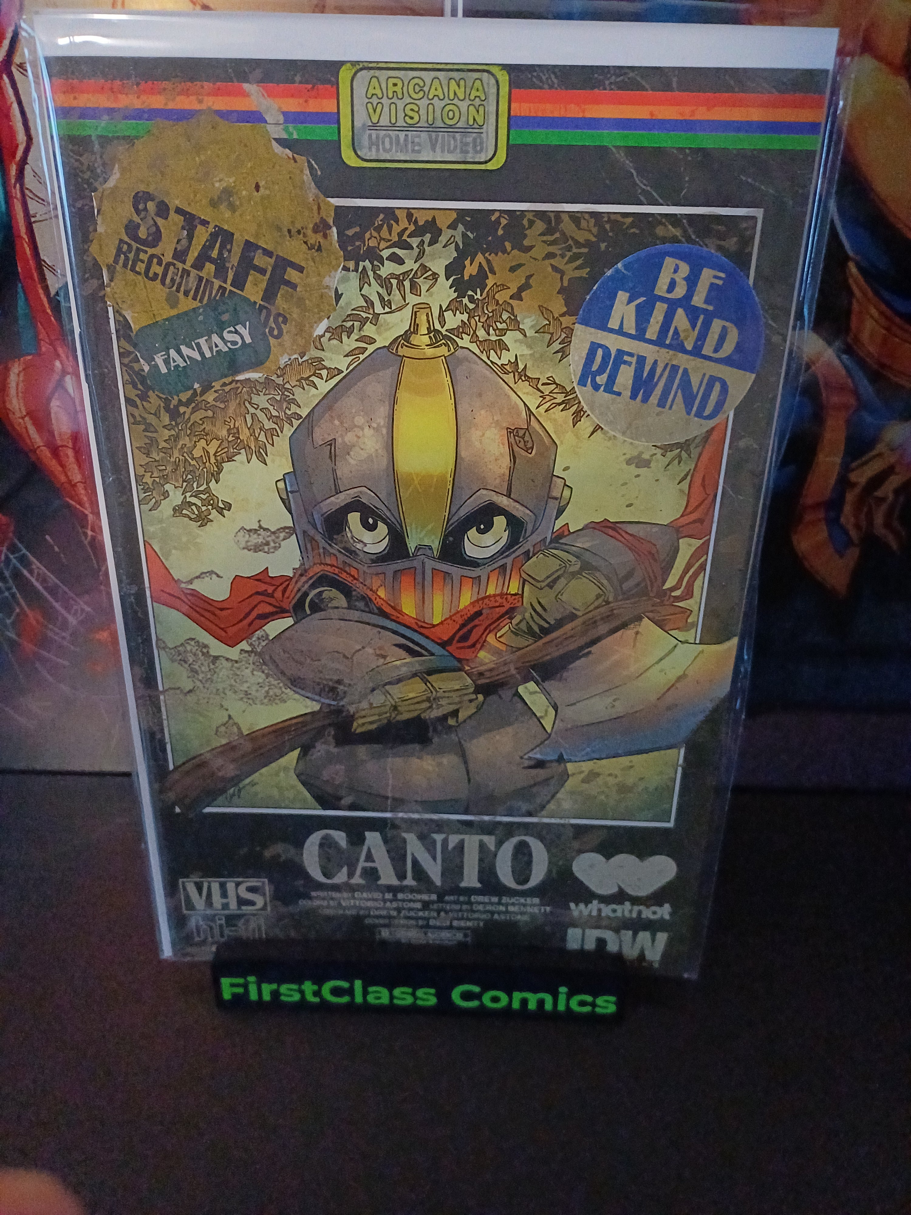 Canto #1  David Booher  Whatnot Exclusive - VHS Homage - LTD