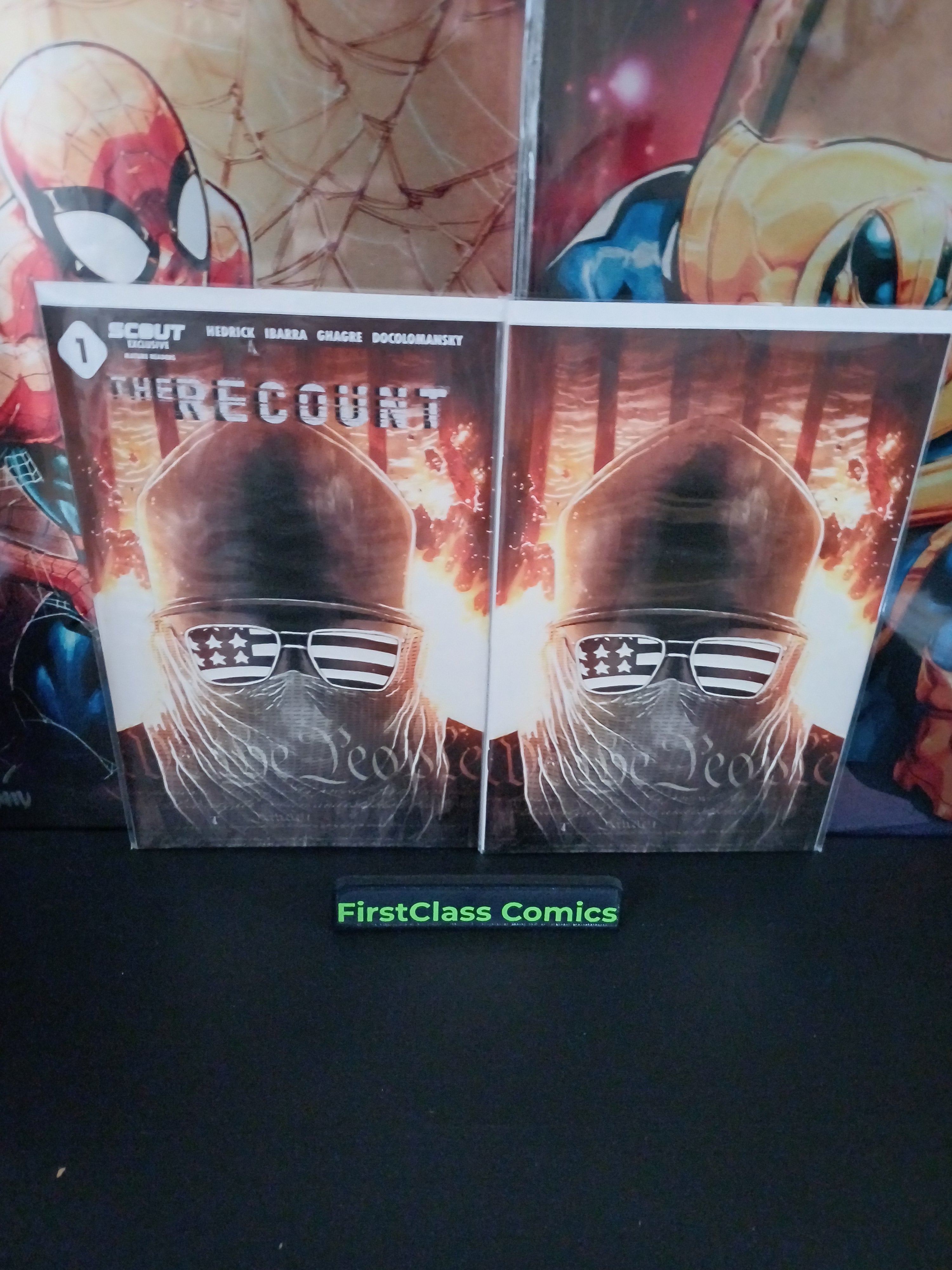 The Recount #1 2020 Slab City Comics Ben Templesmith Trade & Virgin Set