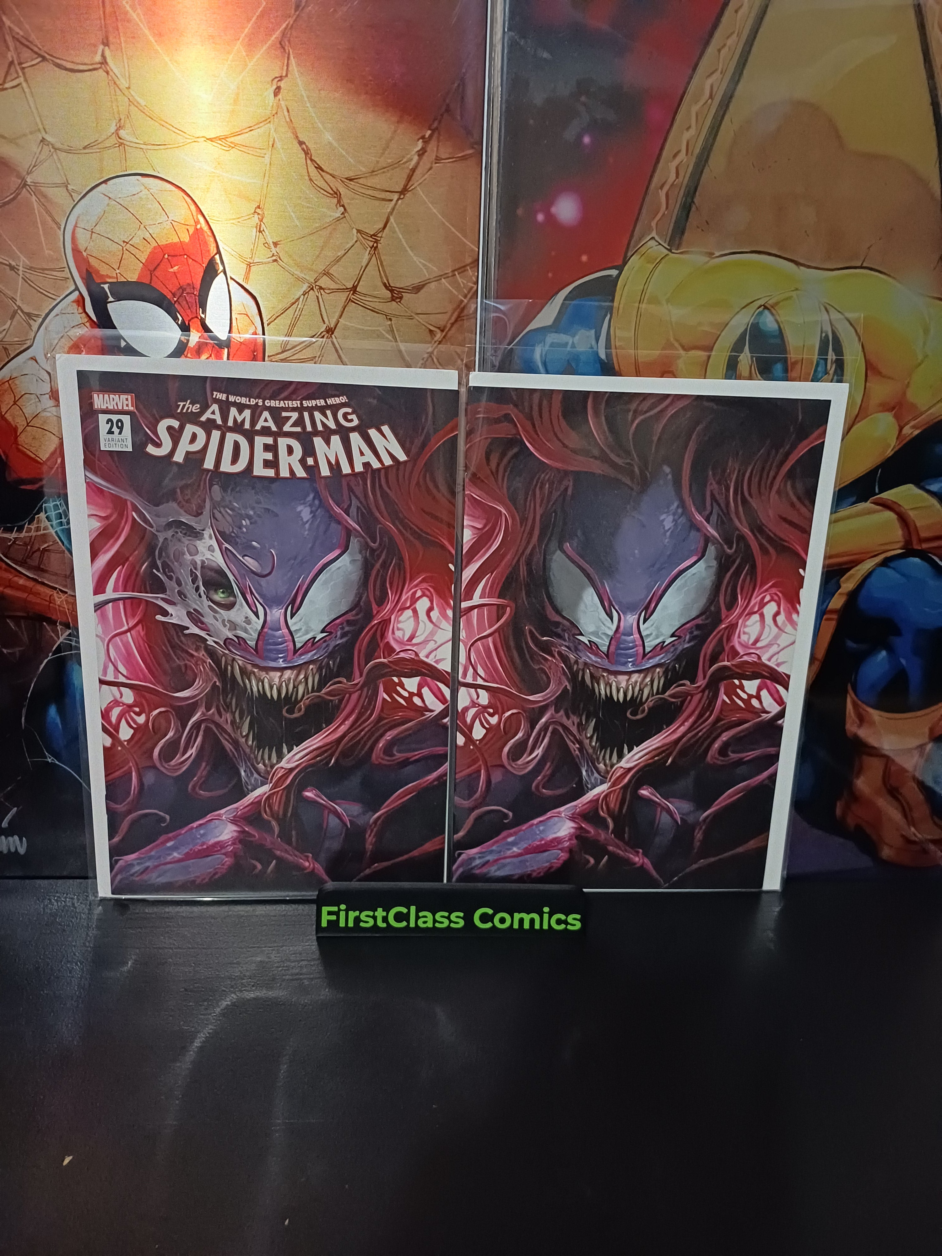 AMAZING SPIDER-MAN #29 FRANCESCO MATTINA Trade & Virgin EXCLUSIVE VENOMIZED