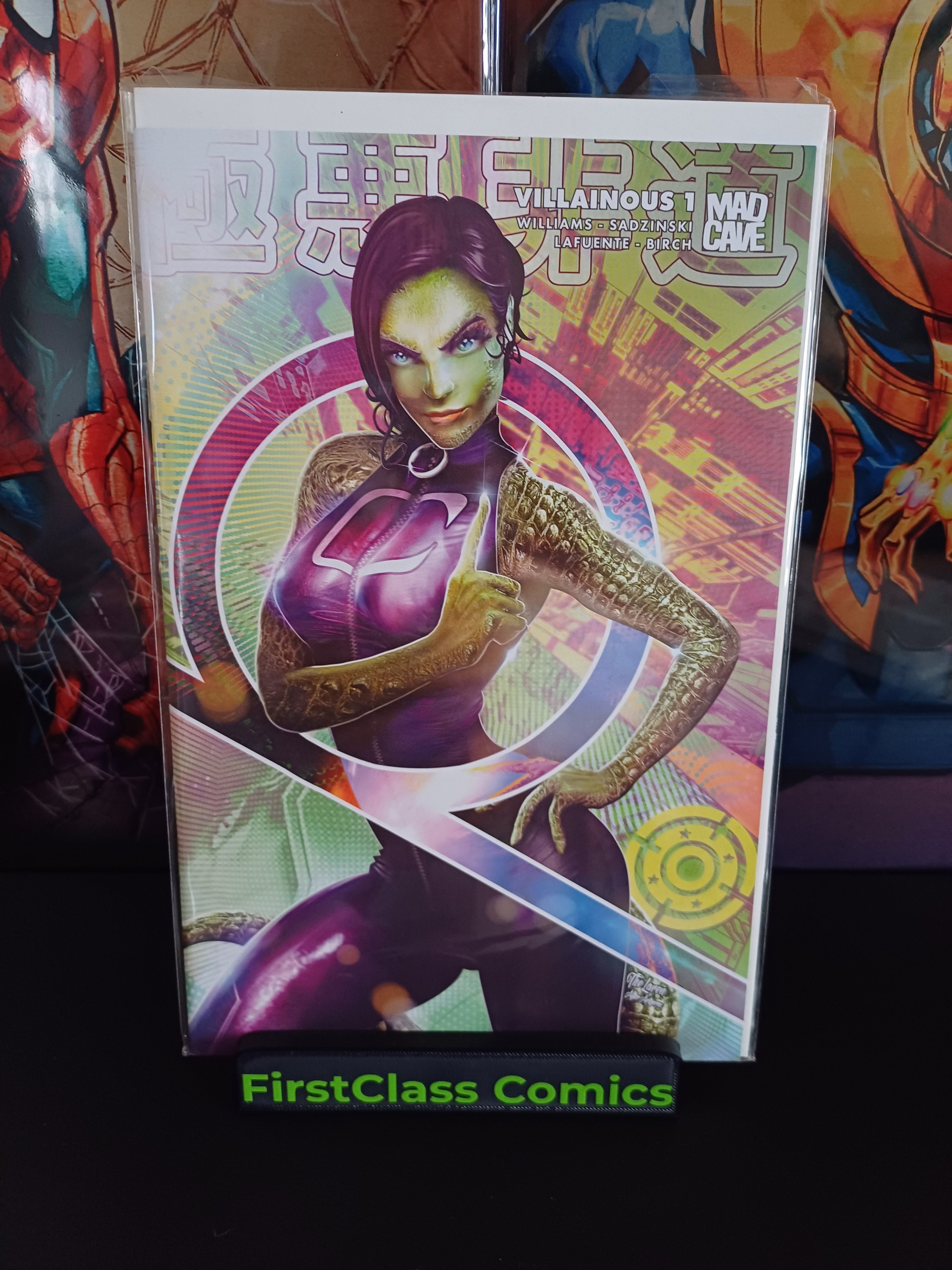 Villainous #1 Minimal Trade Dress Artgerm Homage by Hal Laren LTD 200 With COA