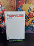 Teenage Mutant Ninja Turtles 2024 #1 Blank  Sketch Variant Signed J.Aaron w/COA