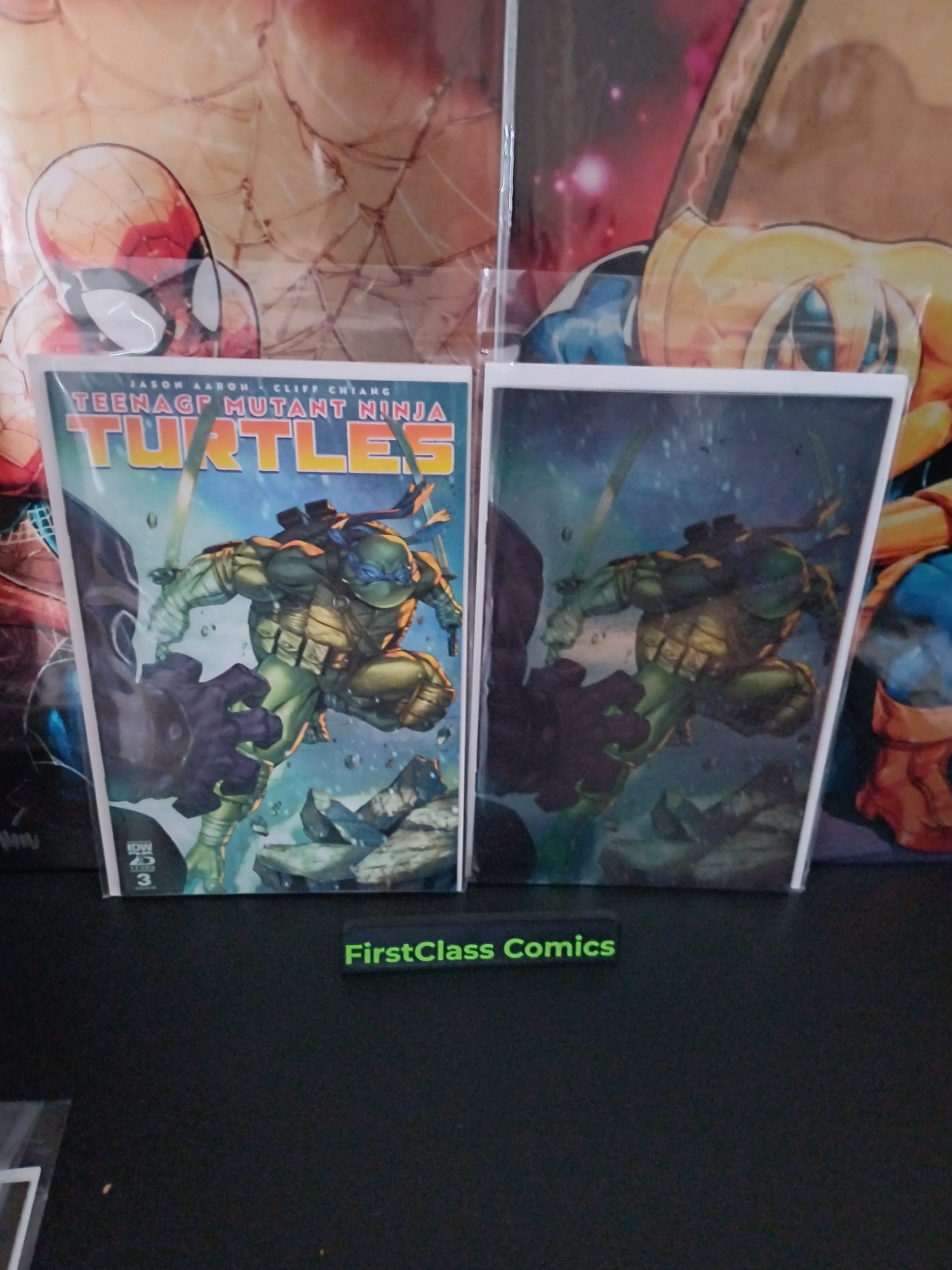 TMNT Teenage Mutant Ninja Turtles #3 Kincaid Set Trade And Virgin Foil Ltd 500