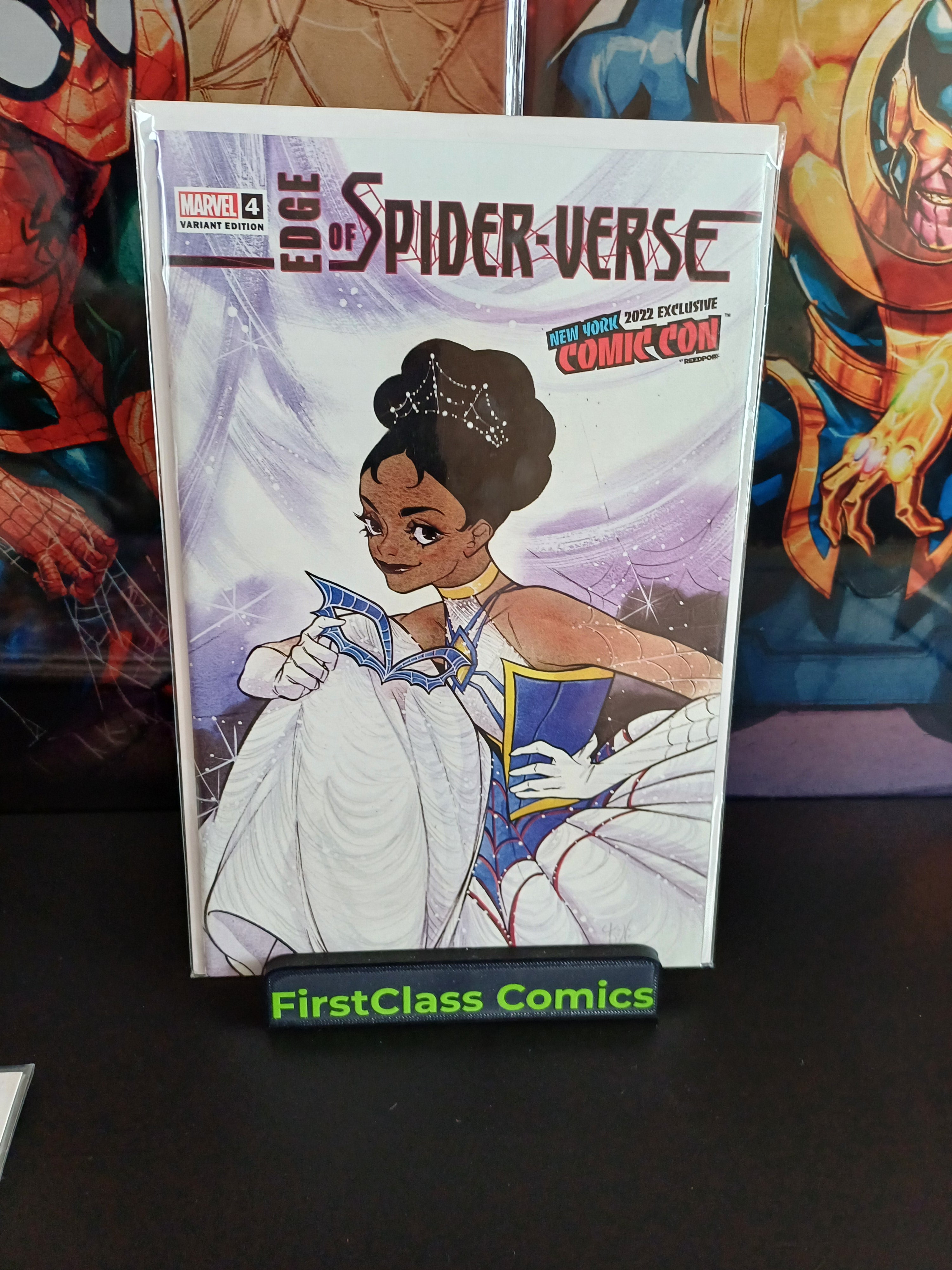 EDGE OF SPIDER-VERSE #4 PEACH MOMOKO VARIANT NYCC 2022 EXCLUSIVE