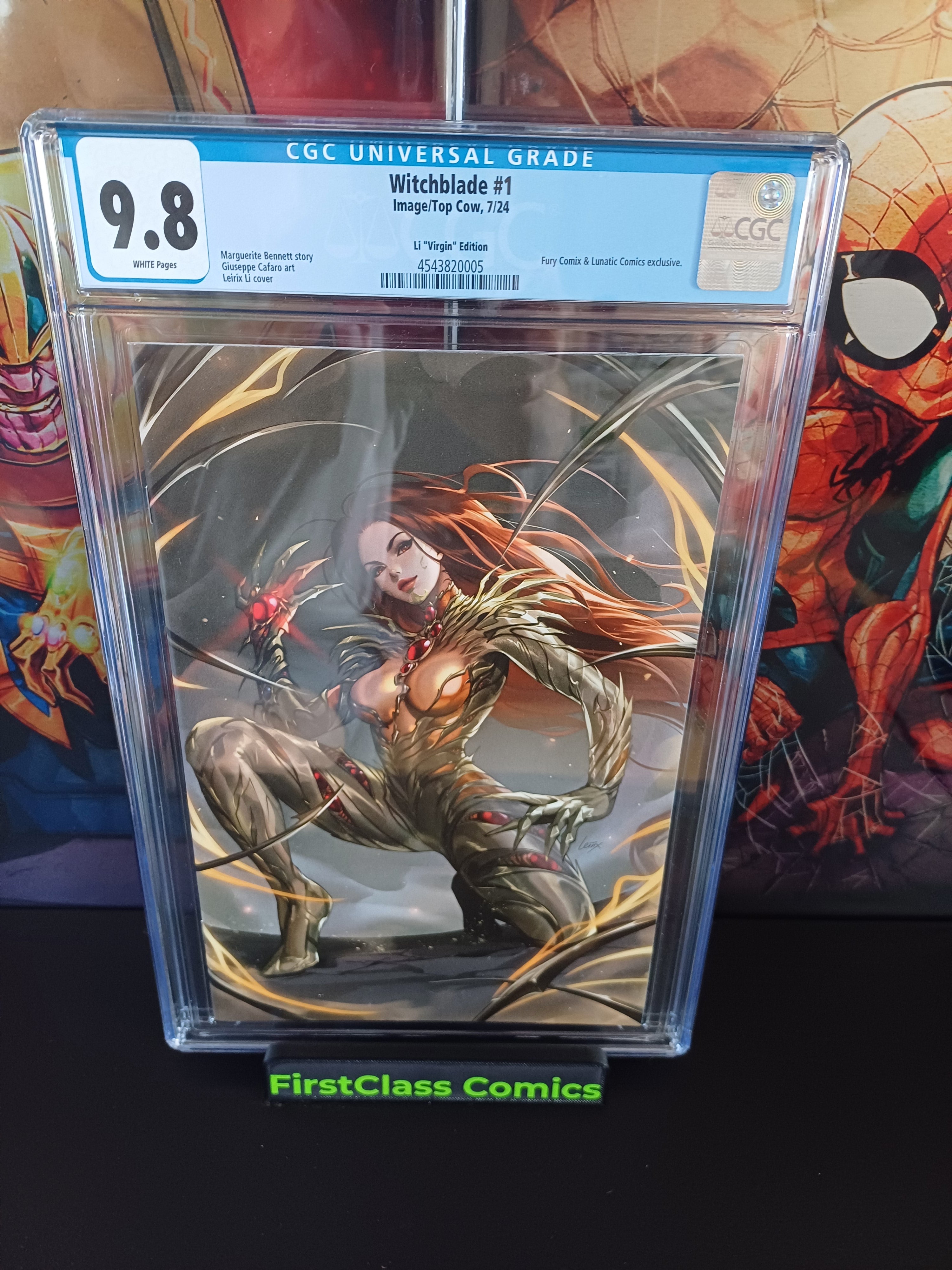 Witchblade #1 CGC 9.8  Exclusive Leirix Li Virgin Cover Only 250 Copies