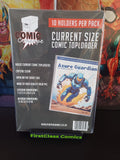 Comic Book Toploaders (Current Size) Rigid Clear PVC PKT of 10
