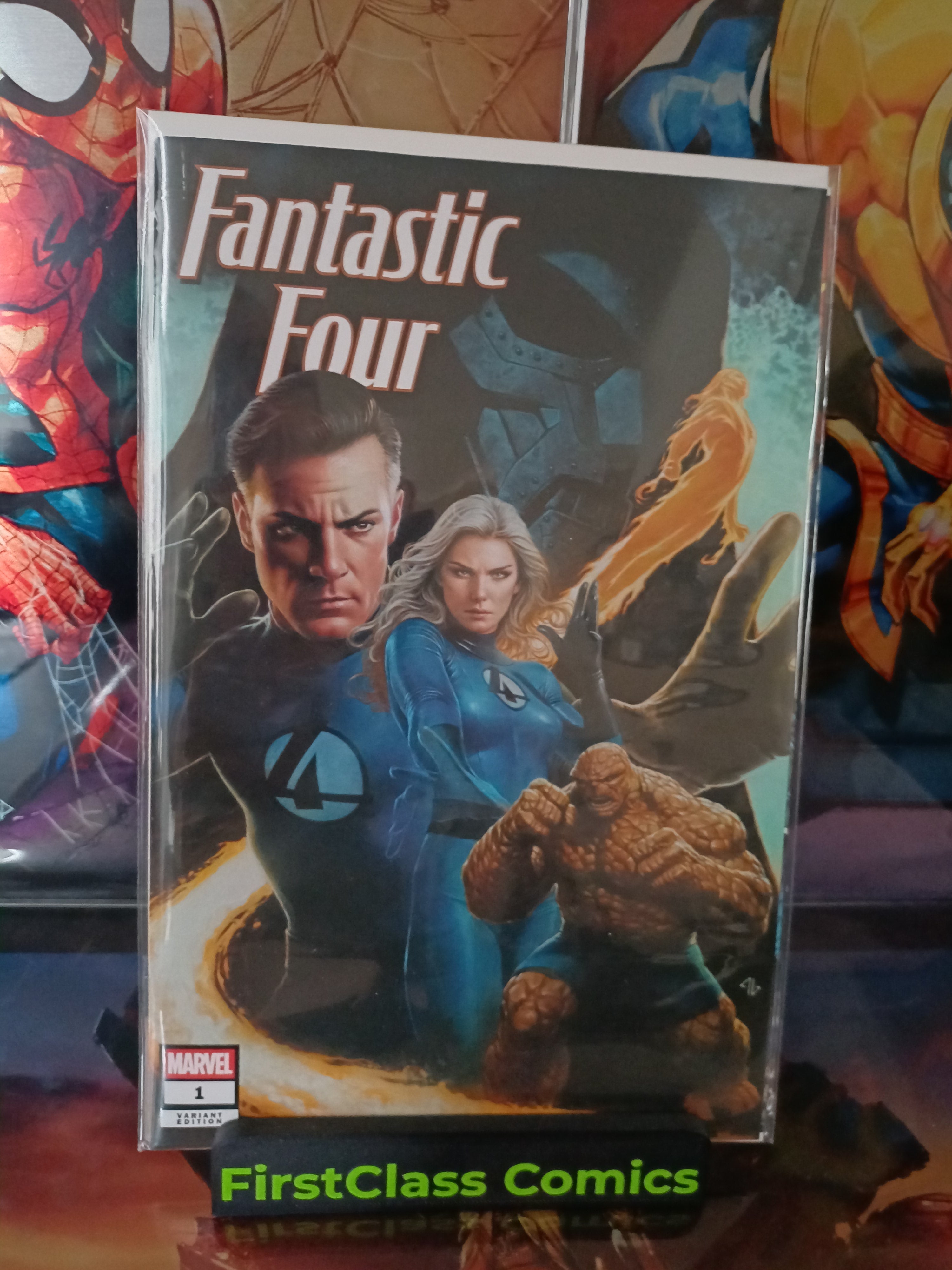 Fantastic Four #1 Adi Granov Variant SDCC Trinity LTD 1999 Marvel 2025