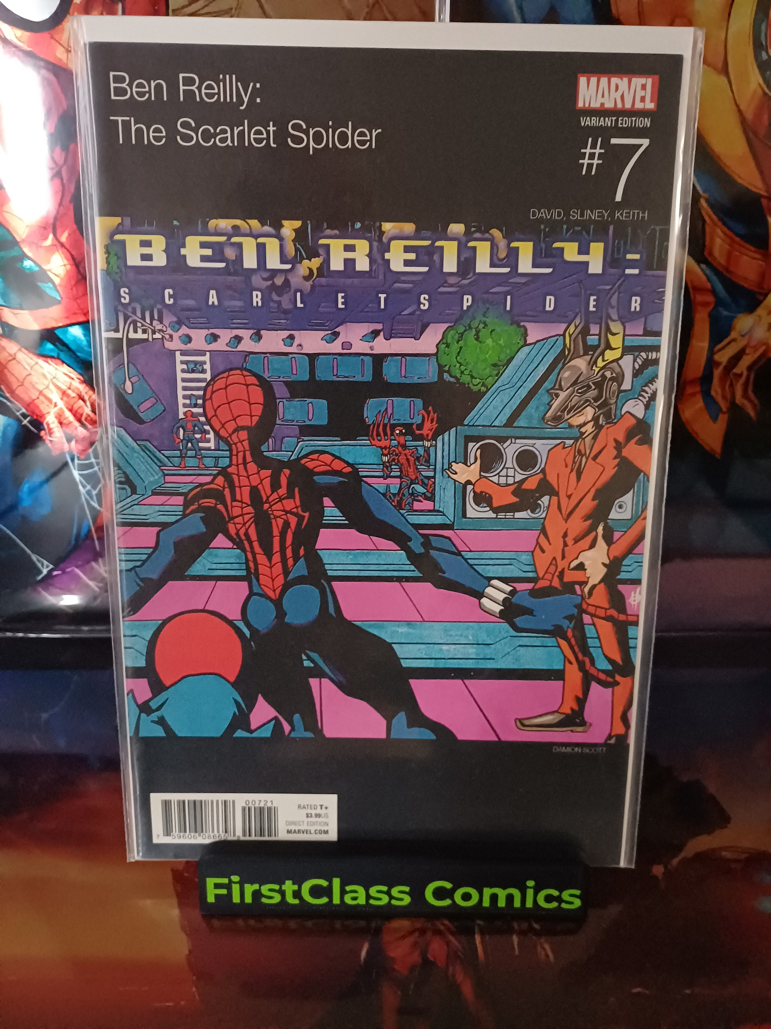 Ben Reilly The Scarlet Spider #7 Hip Hop Homage Variant Marvel Comic