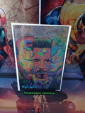 Robert Downey Jr Iron Man Doom Signed  Kyle Willis with COA Comic Sized Print