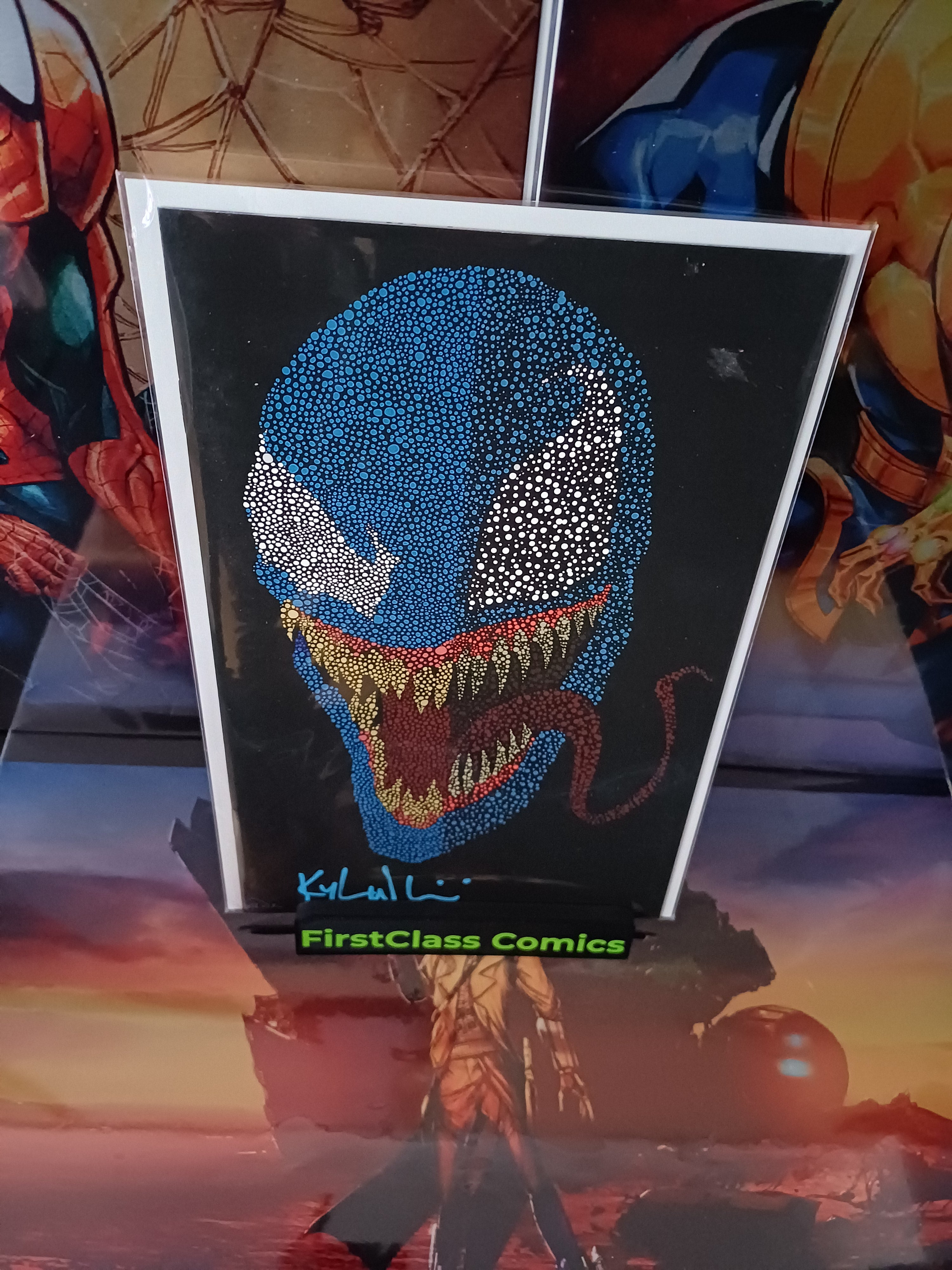 Venom Art Book Signed  Kyle Willis with COA