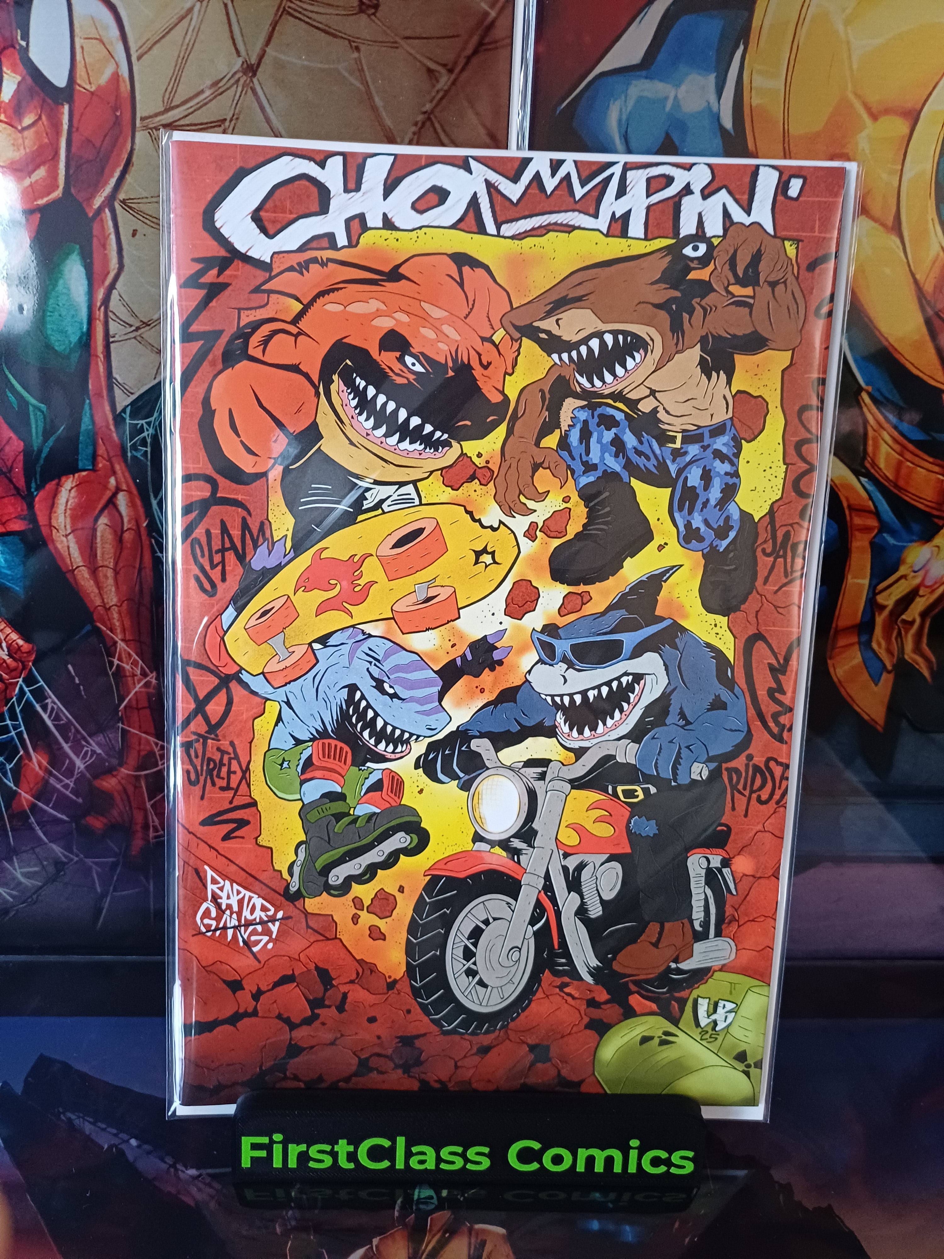 Street Sharks #1 NYCC 2025 Lloyd Bailey Virgin Variant Cover Limit to 500