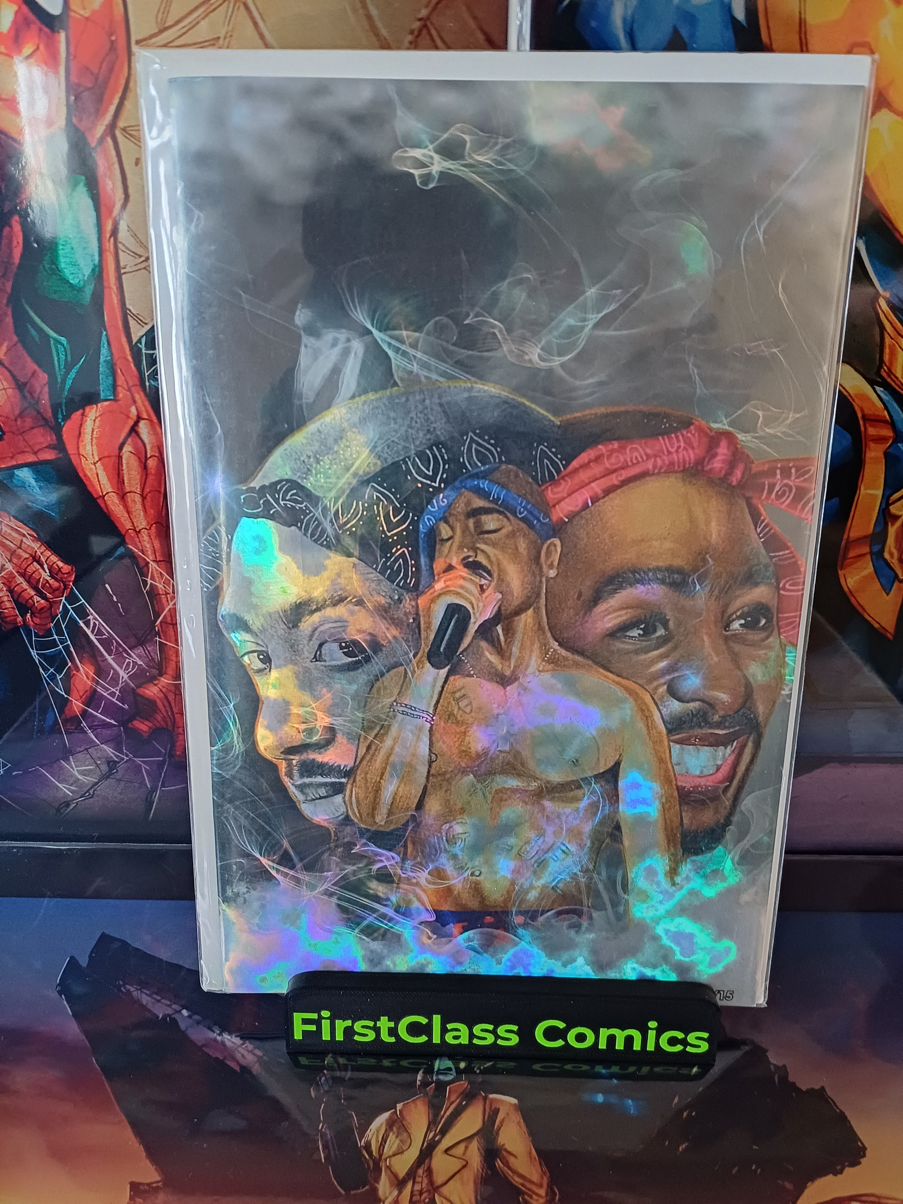 TUPAC: TRIBUTE 1/15 MEGACON EXCLUSIVE MAGMA FOIL #1 With COA