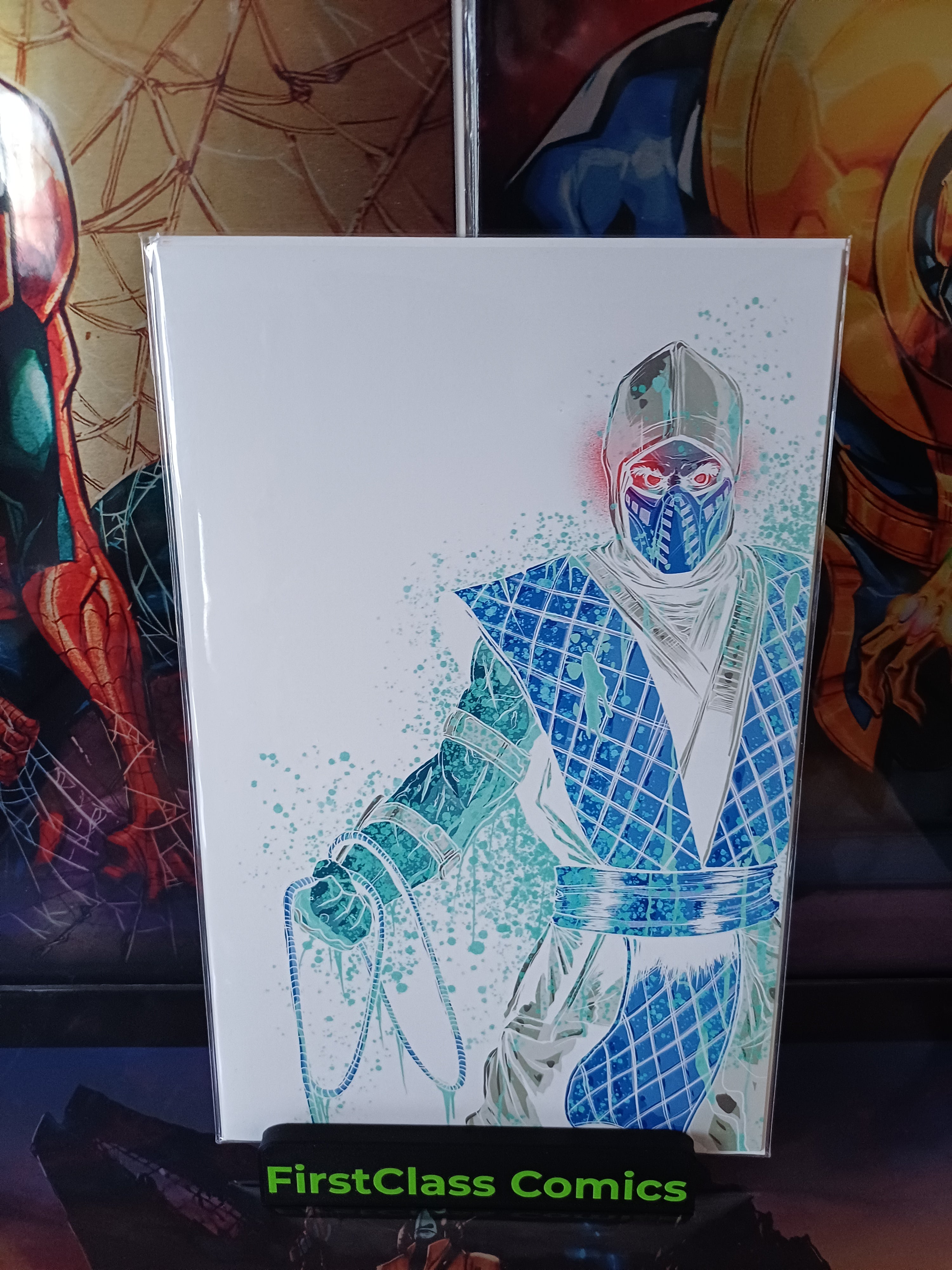 Scorpion Mortal Kombat (NEGATIVE) Gorkem Demir Sketchbook Limited to 50 NYCC